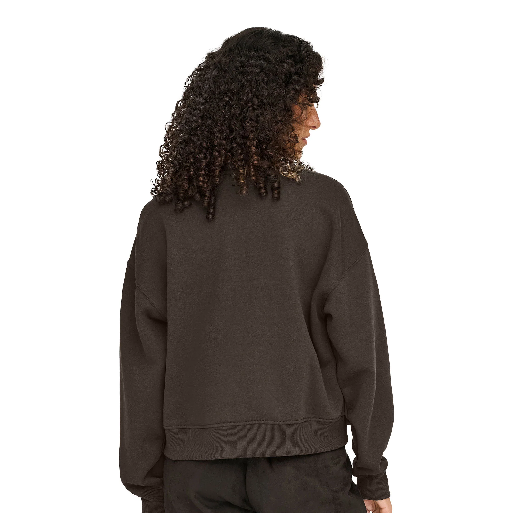 Only Best L/S Print Crew Neck Sweat Chocolate Torte - Image 2