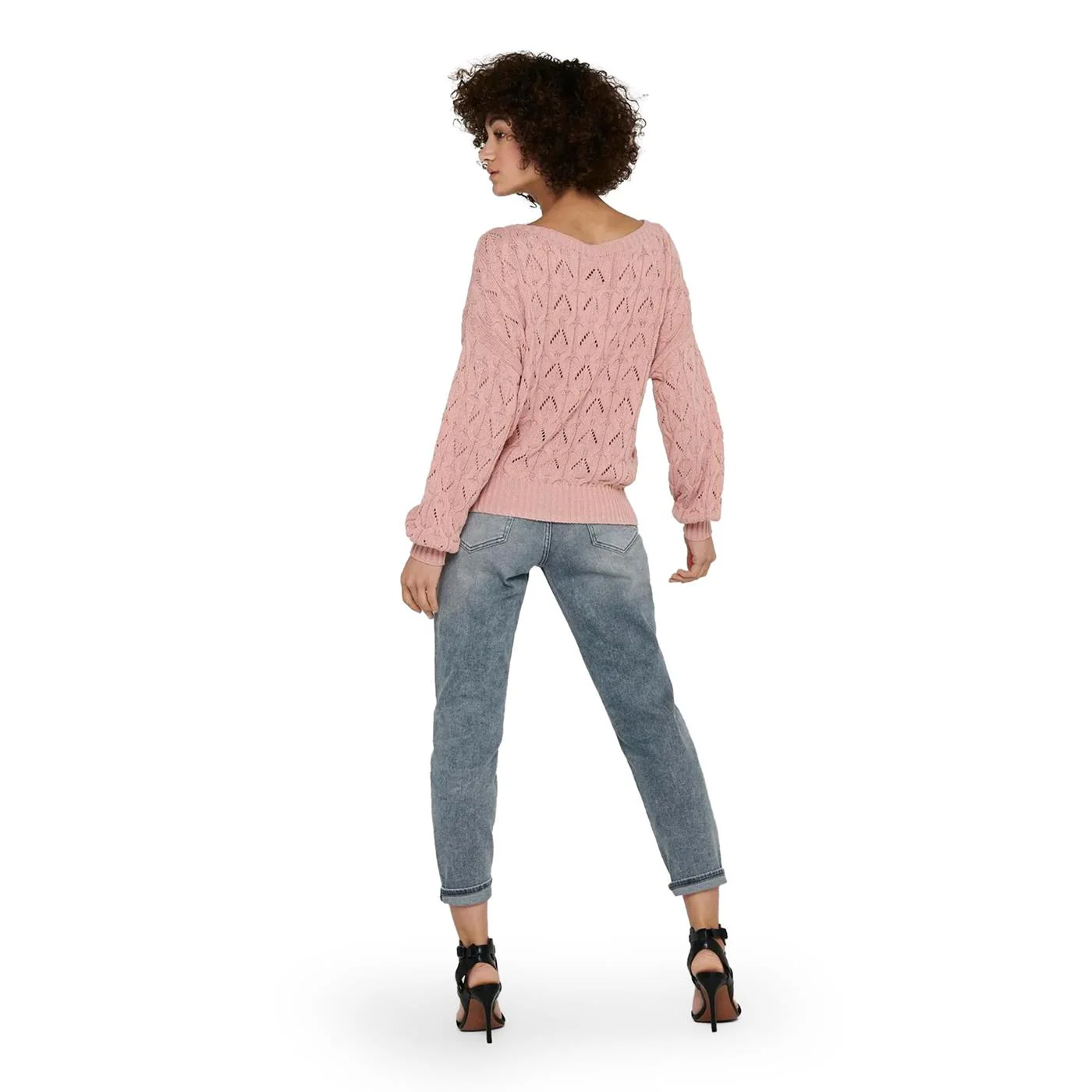 Only Brynn Life Structure L/S Pullover Knit Adobe Rose - Image 2