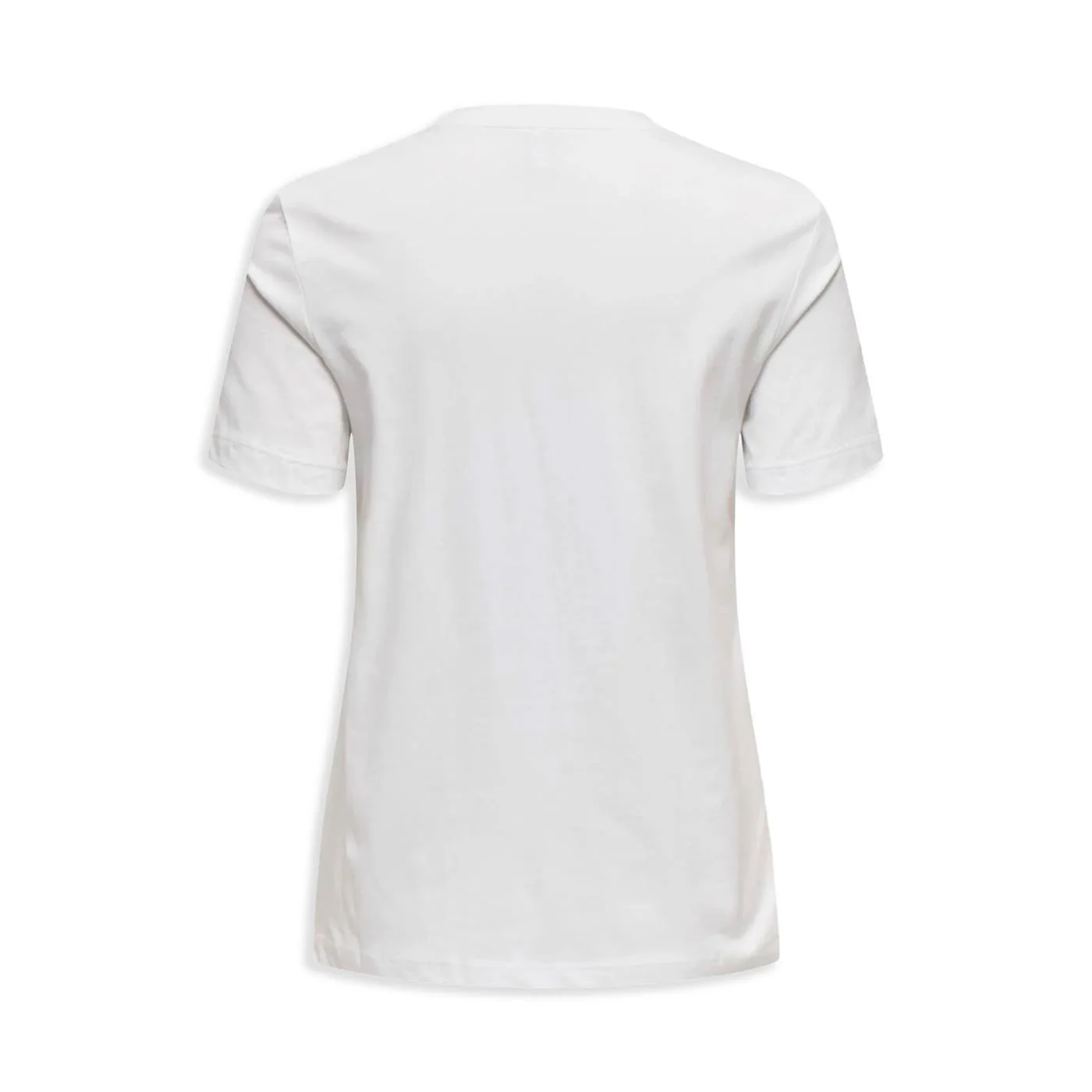 Only Burst Life Reg S/S Popcorn Top Bright White - Image 2