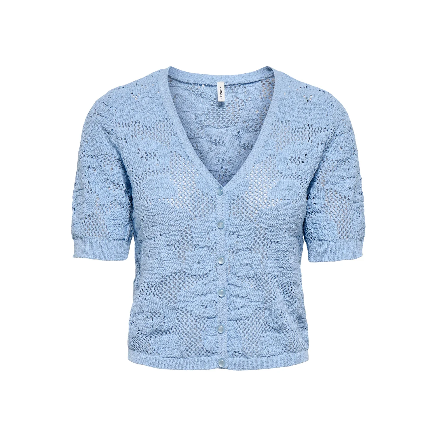 Only Chloe SS Cardigan Knit Soft Chambray - Image 5