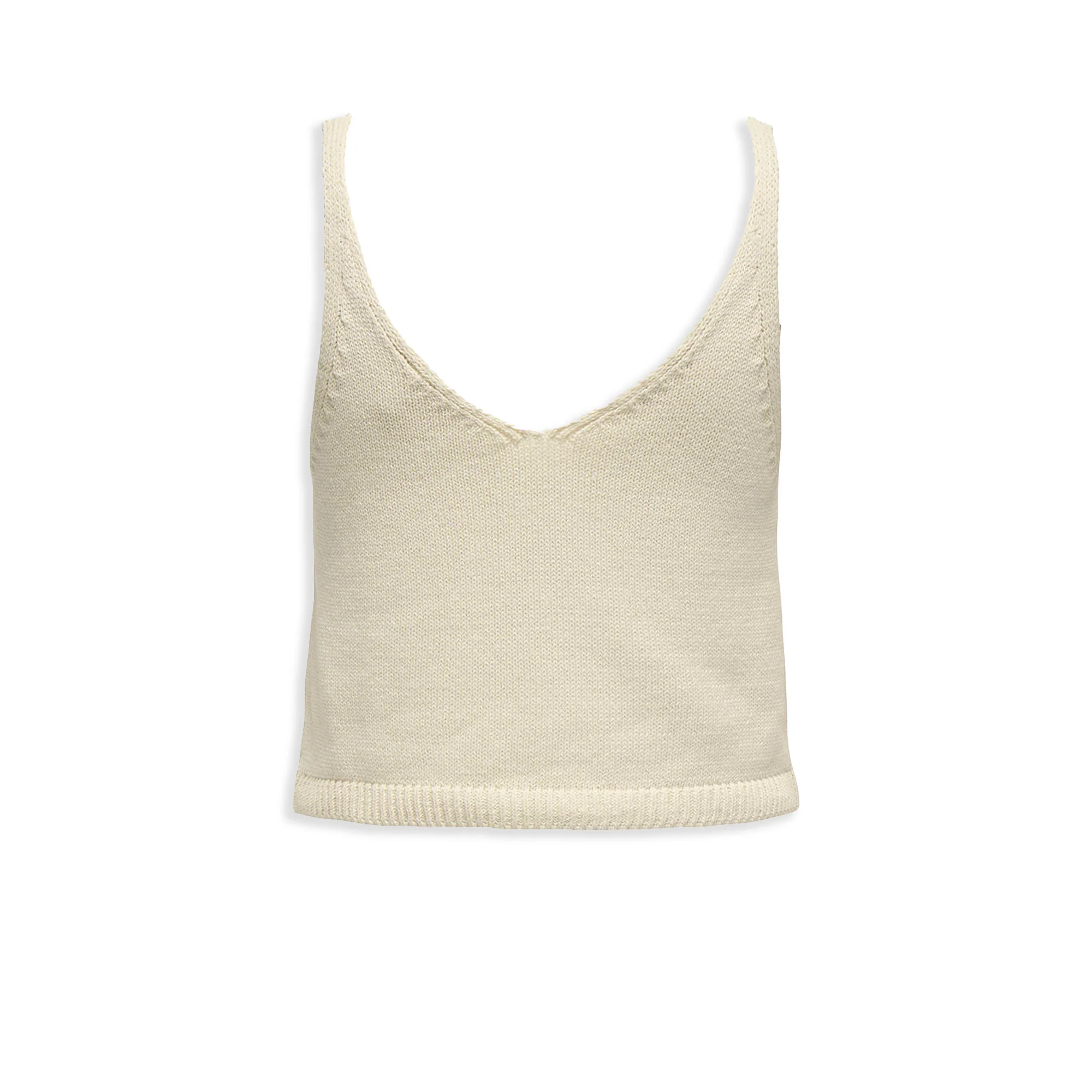Only Colette Life SL Bling Top Knt Ecru - Image 2