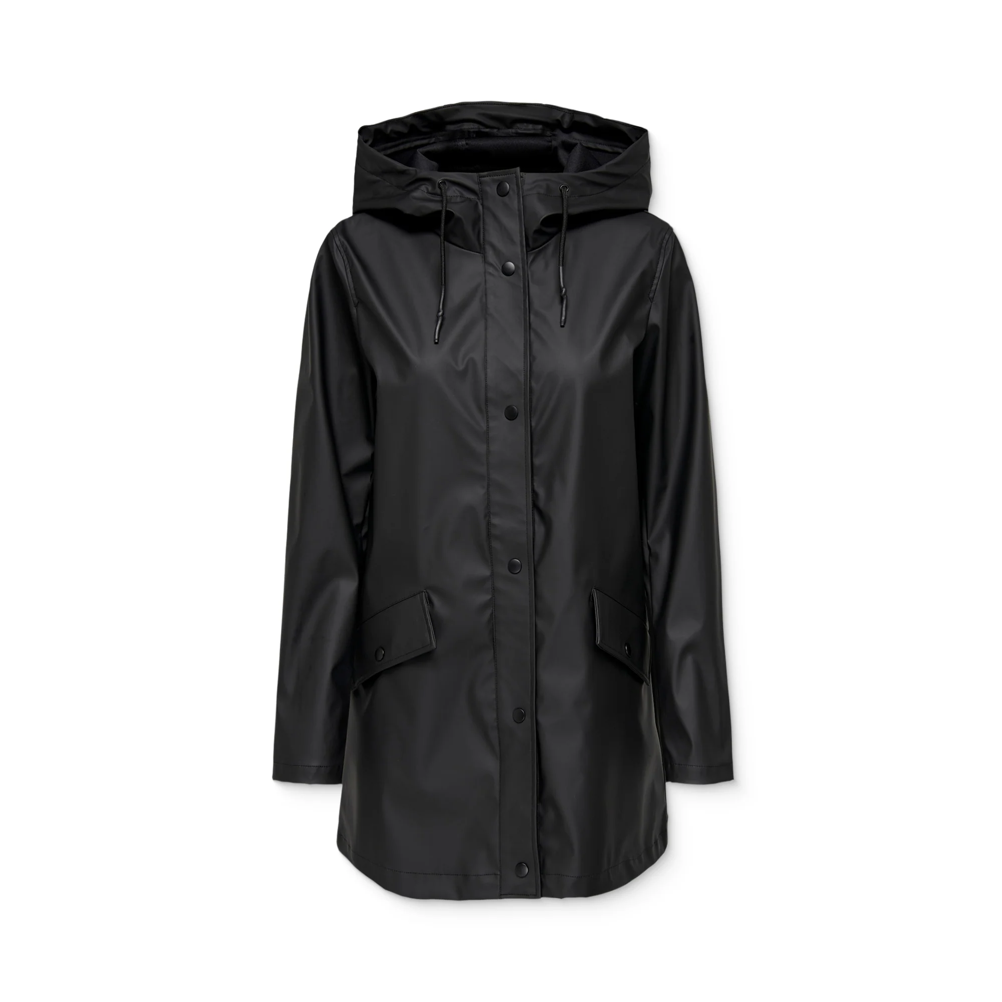 Only Elisa Short Fry Raincoat Black - Image 4