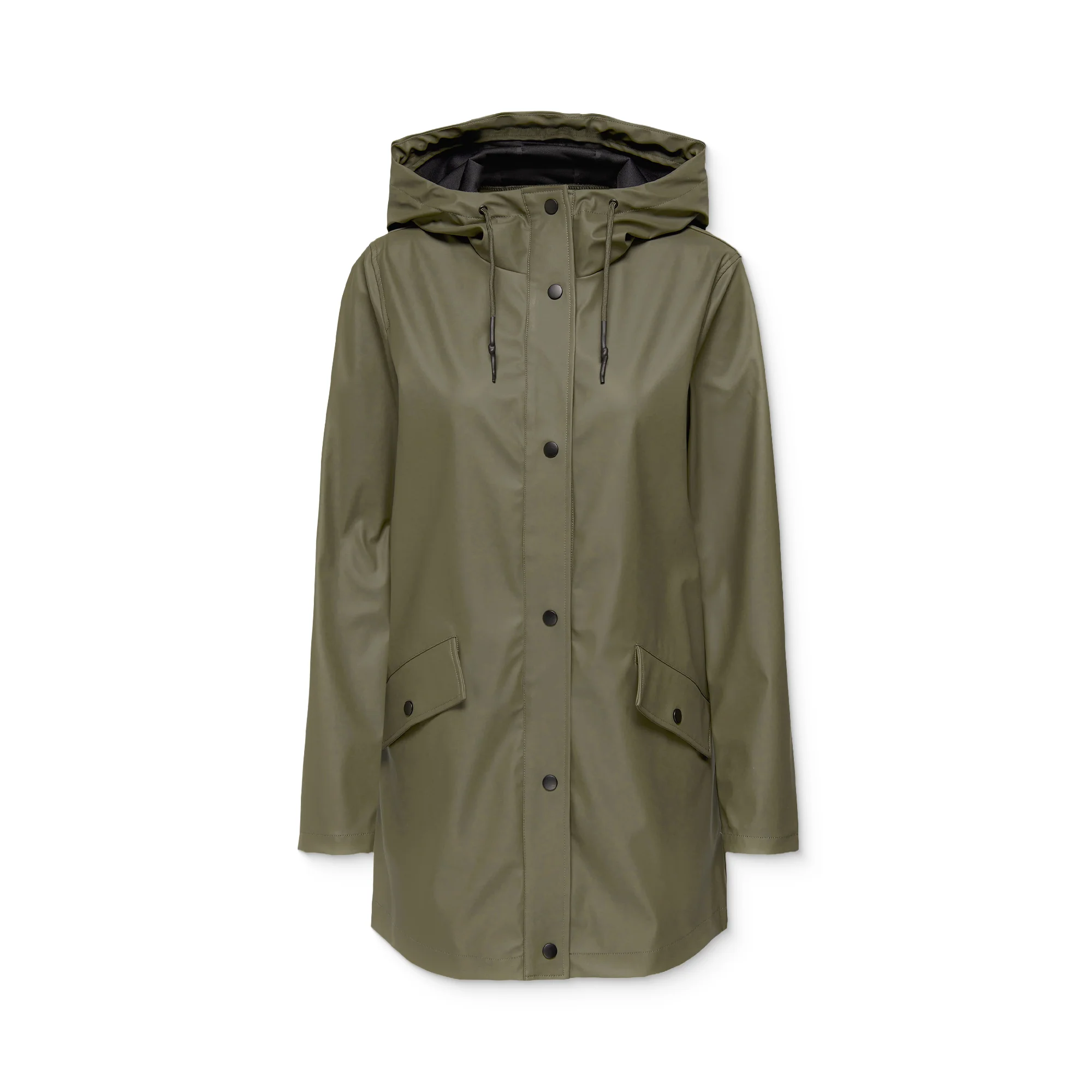 Only Elisa Short Fry Raincoat Kalamata - Image 4
