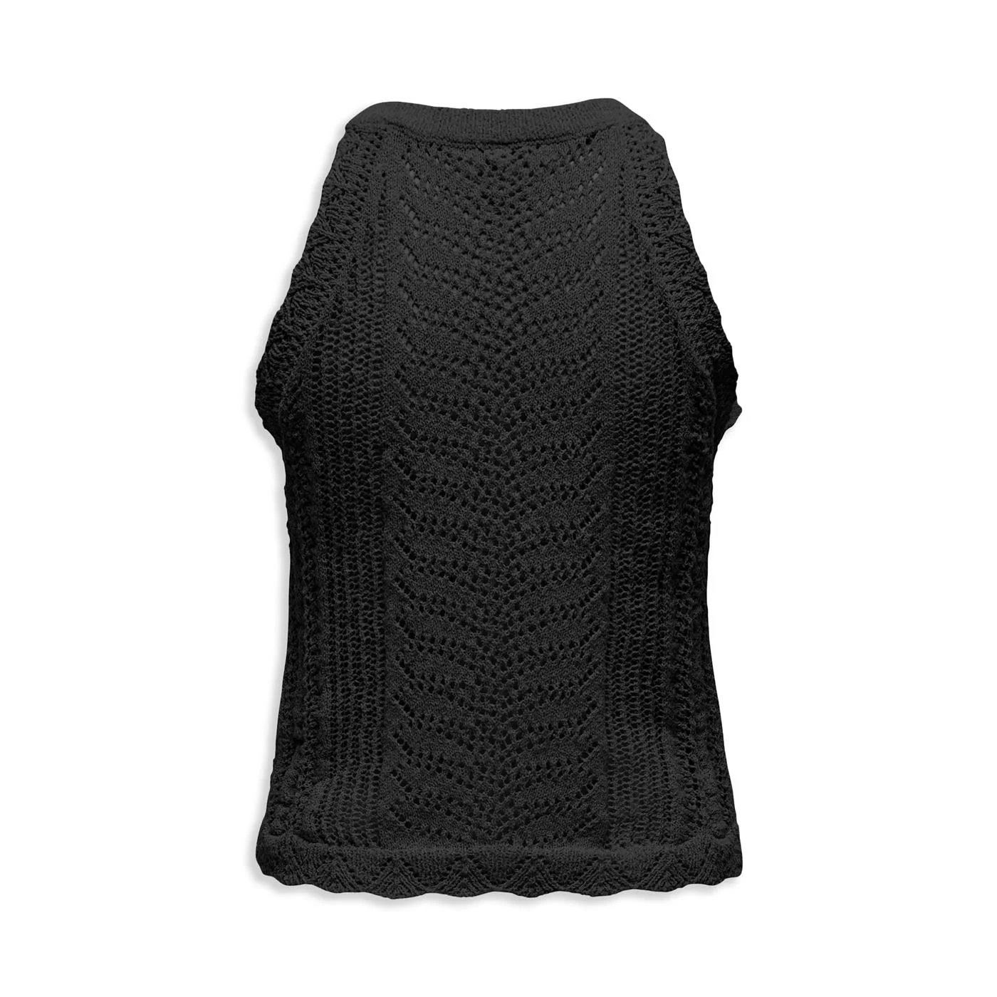 Only Erin Life SL Top Knit Black - Image 2
