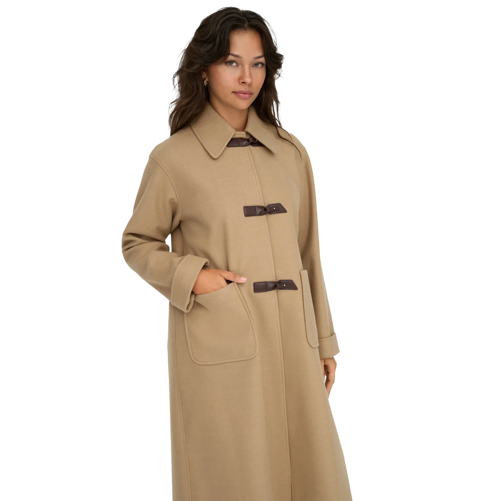 Only Evie Life Coat Tannin - Image 3
