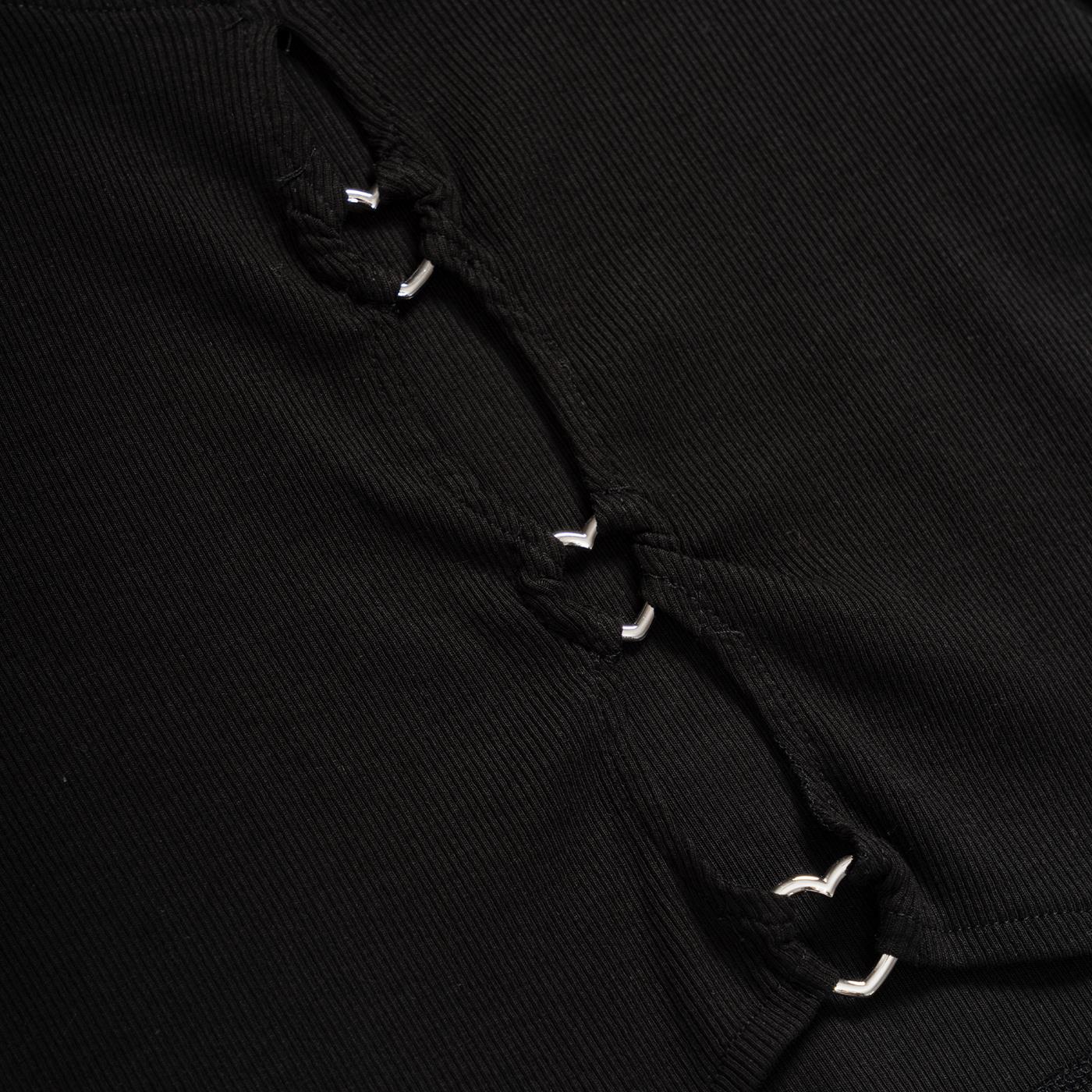 Only Freja Life S/S Trim Top Black - Image 2