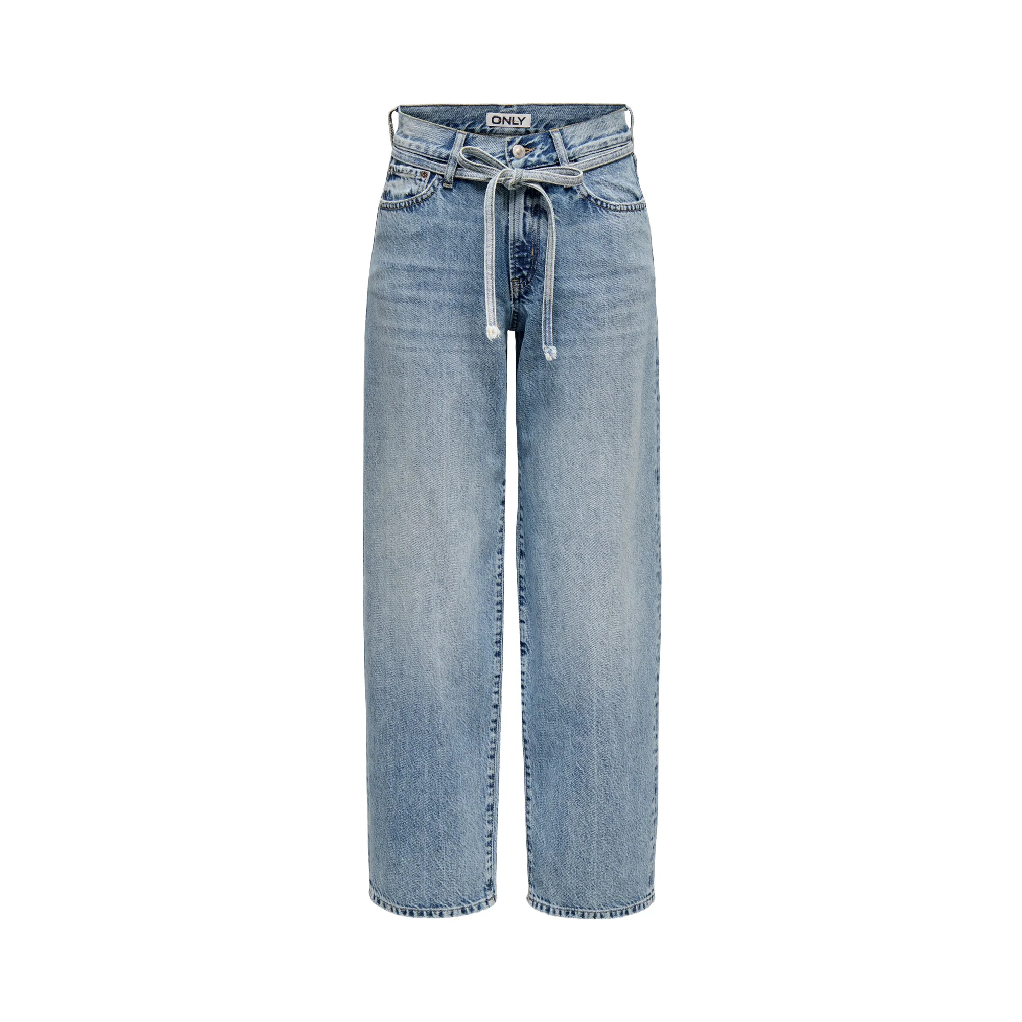 Only Gianna MW Straight Dot450 Dnm Light Blue Denim