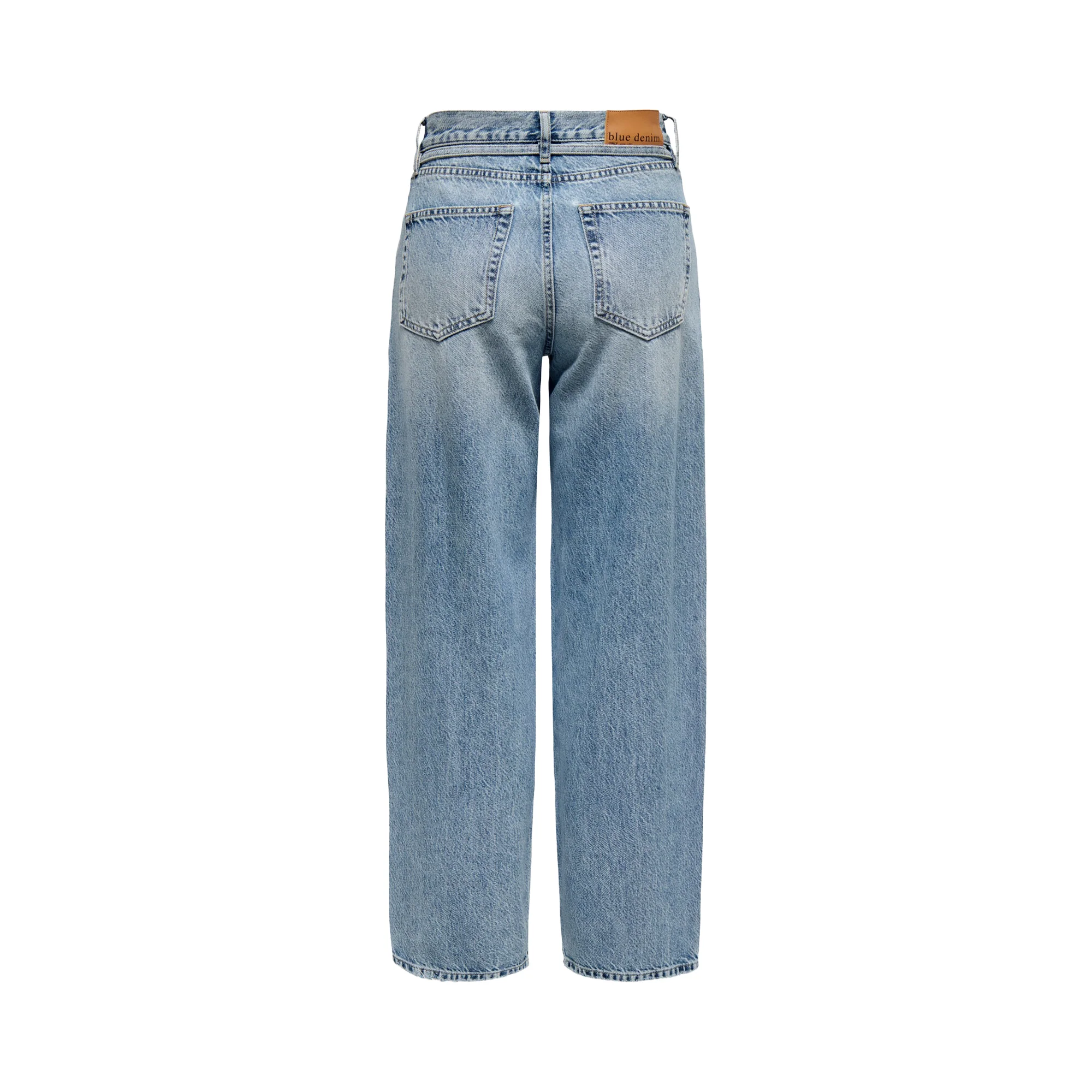Only Gianna MW Straight Dot450 Dnm Light Blue Denim - Image 2
