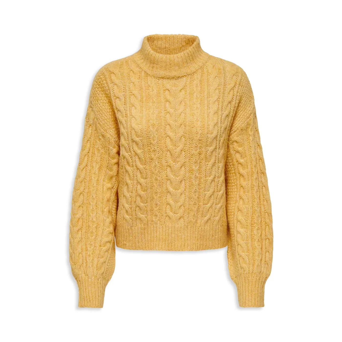 Only Ida Life LS High Neck Knit Fall Leaf