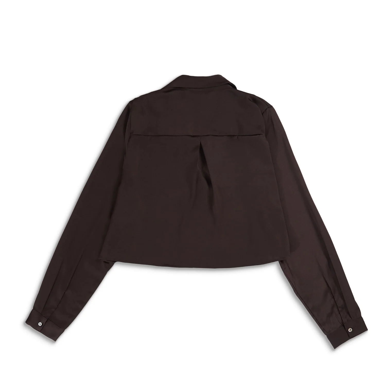 Only Jane Life L/S Oregon Short Shirt Chocolate Torte - Image 2