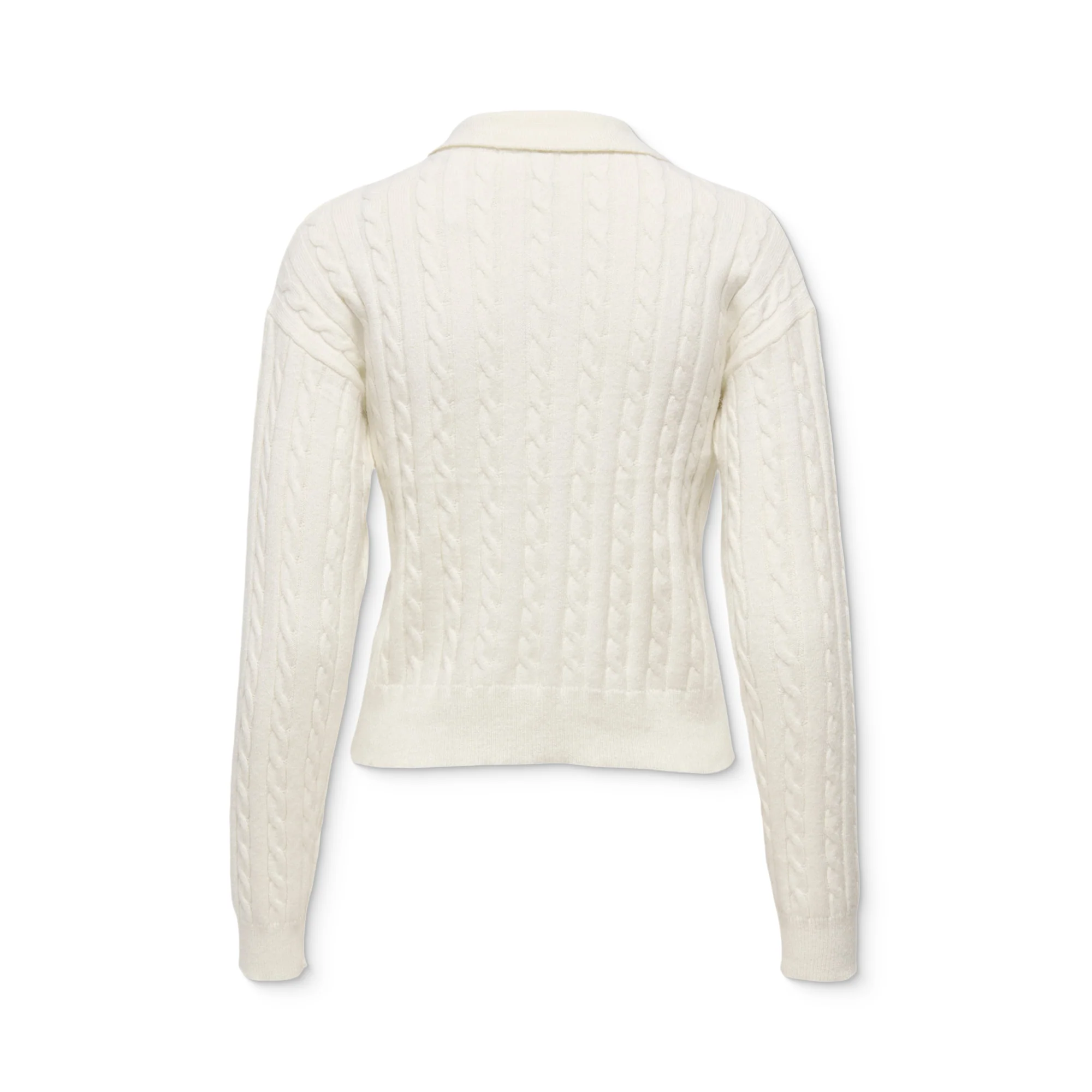 Only Katia LS Cable Polo CC Knit Babys Breath - Image 6