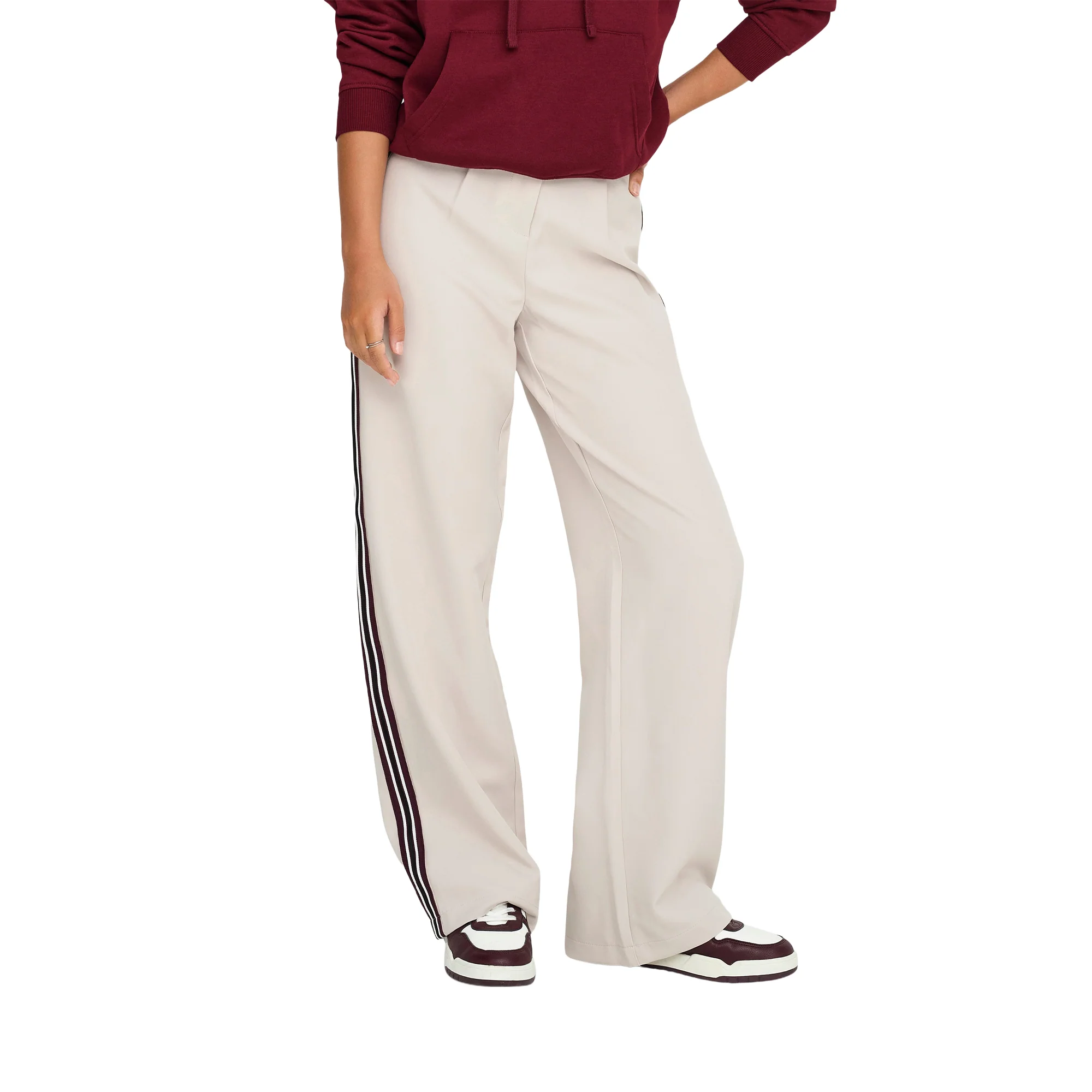 Only Kira-Mellie Life HW Panel Wide CC Pant Pumice Stone