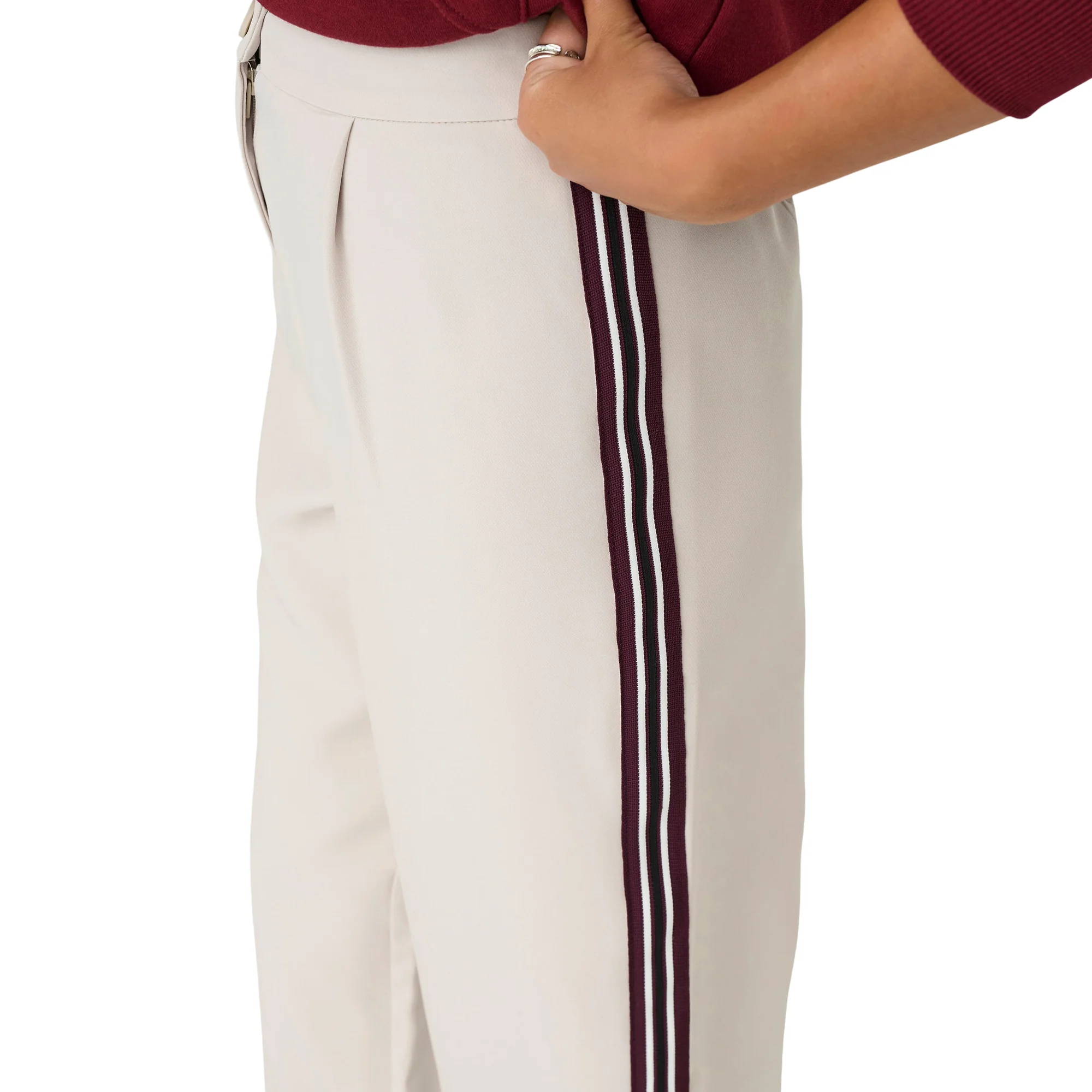 Only Kira-Mellie Life HW Panel Wide CC Pant Pumice Stone - Image 2