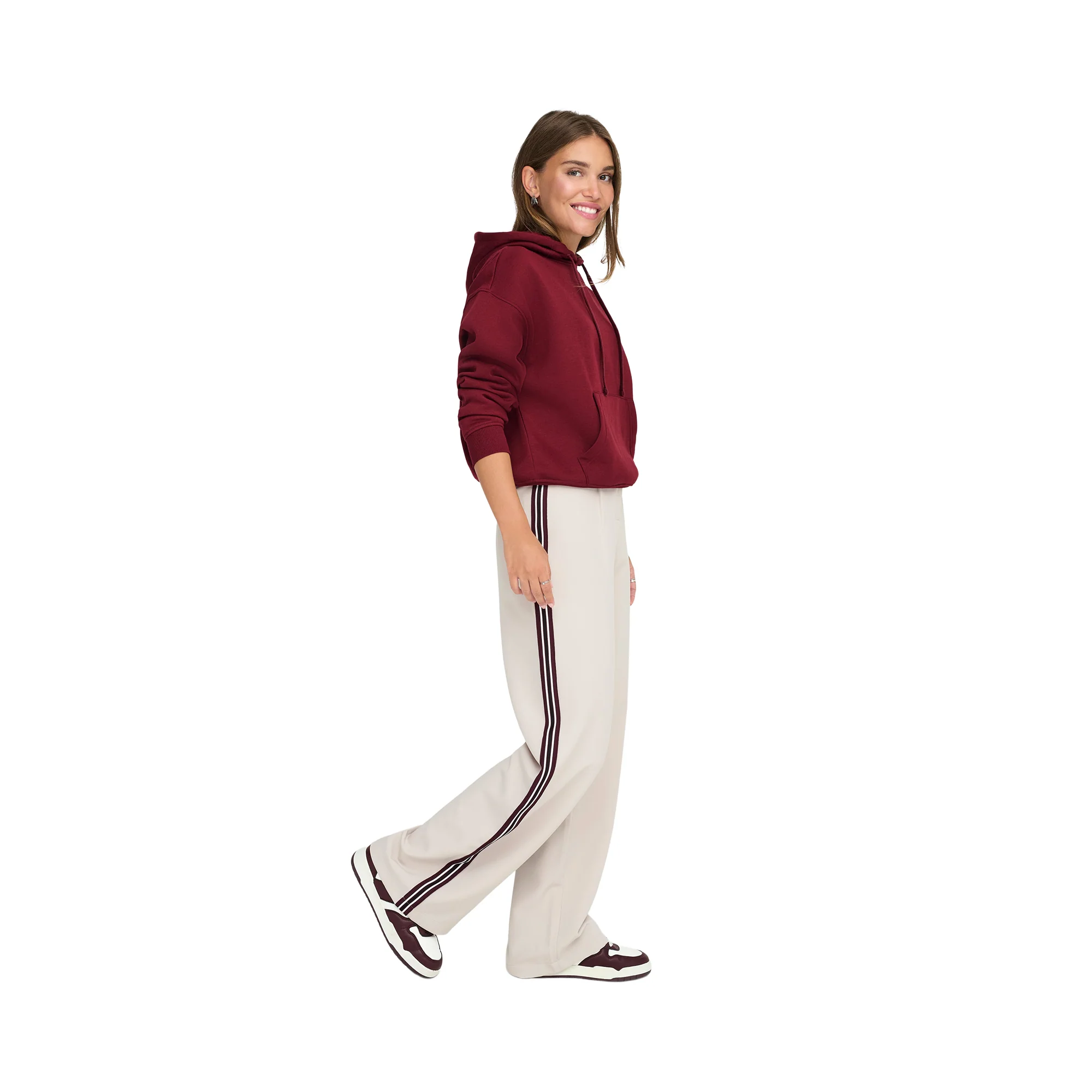 Only Kira-Mellie Life HW Panel Wide CC Pant Pumice Stone - Image 3