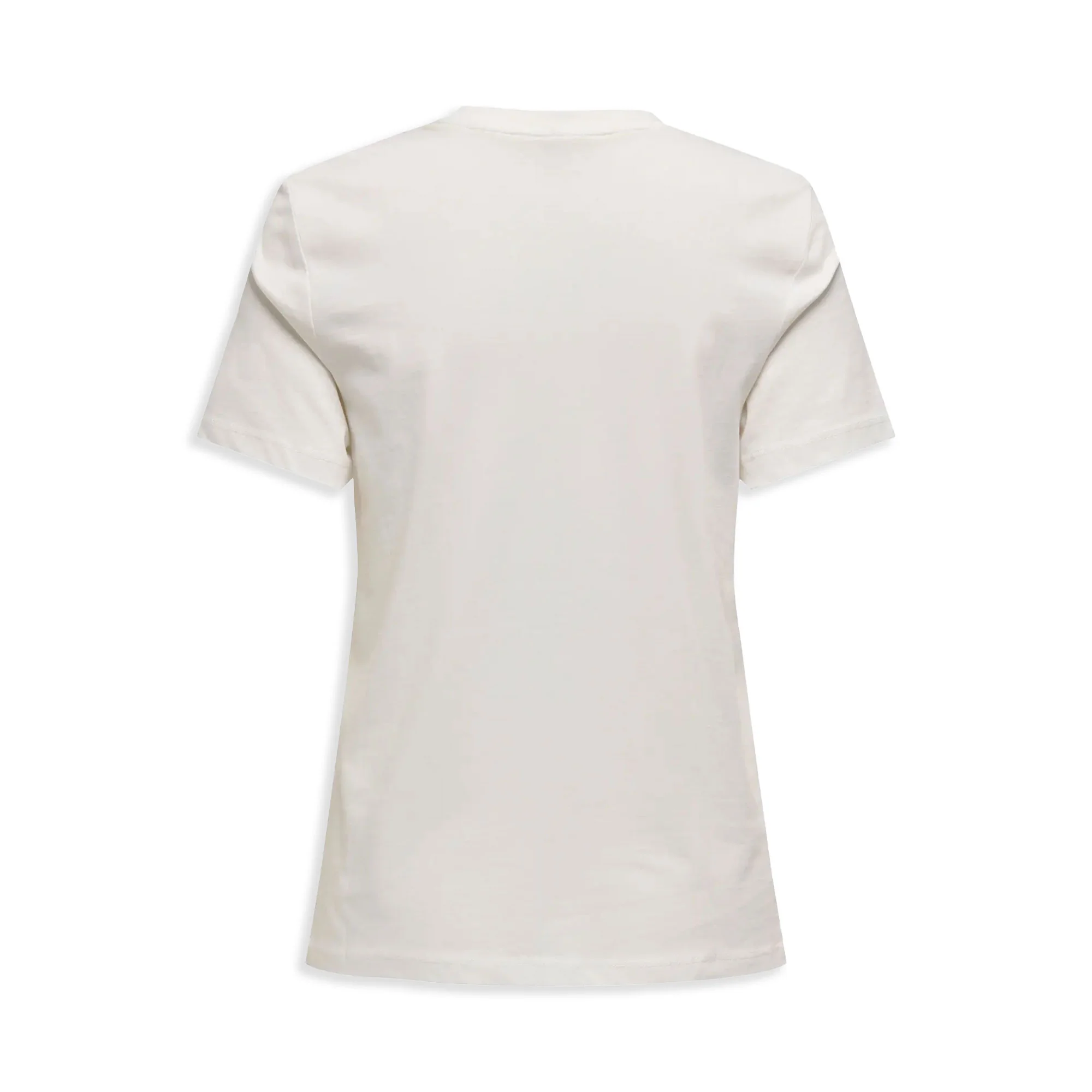 Only Kita Life Reg S/S Lemon Top Cloud Dancer/Zest Print - Image 2