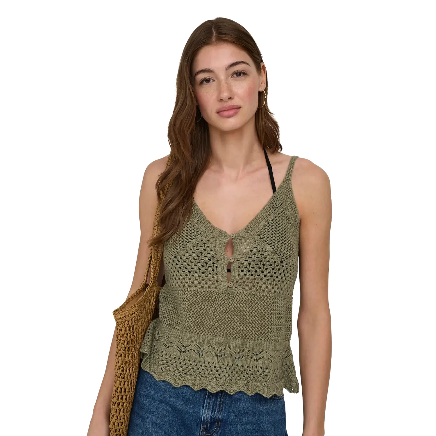 Only Lison SL Peplum Top Knit Mermaid