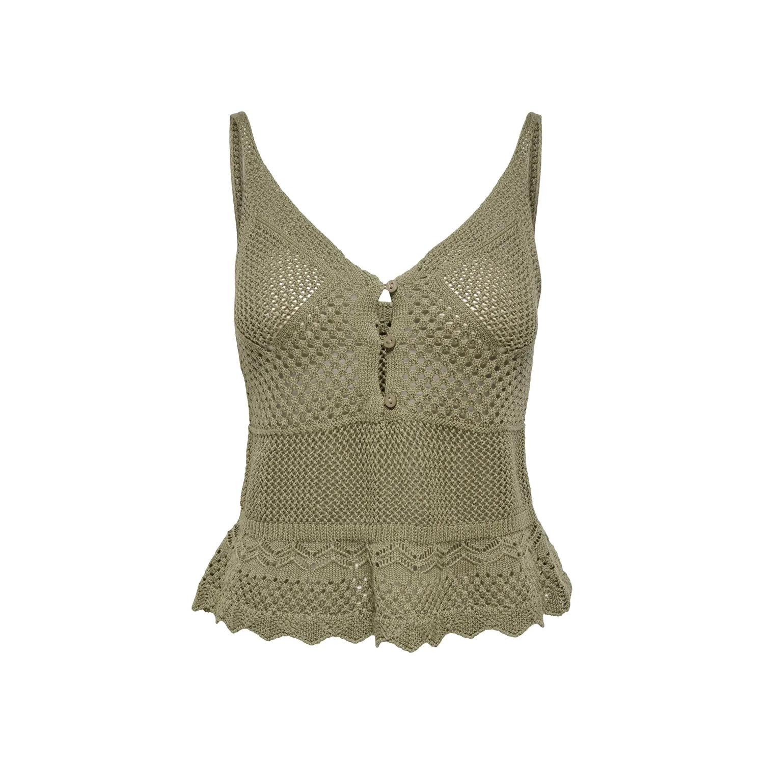 Only Lison SL Peplum Top Knit Mermaid - Image 5