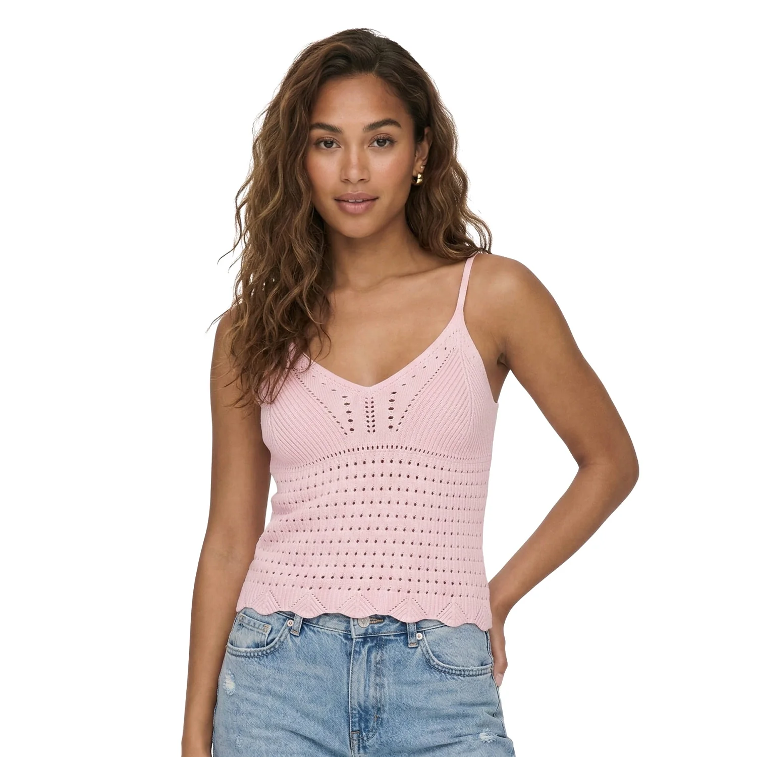 Only Lison SL Top Knit Pale Lilac