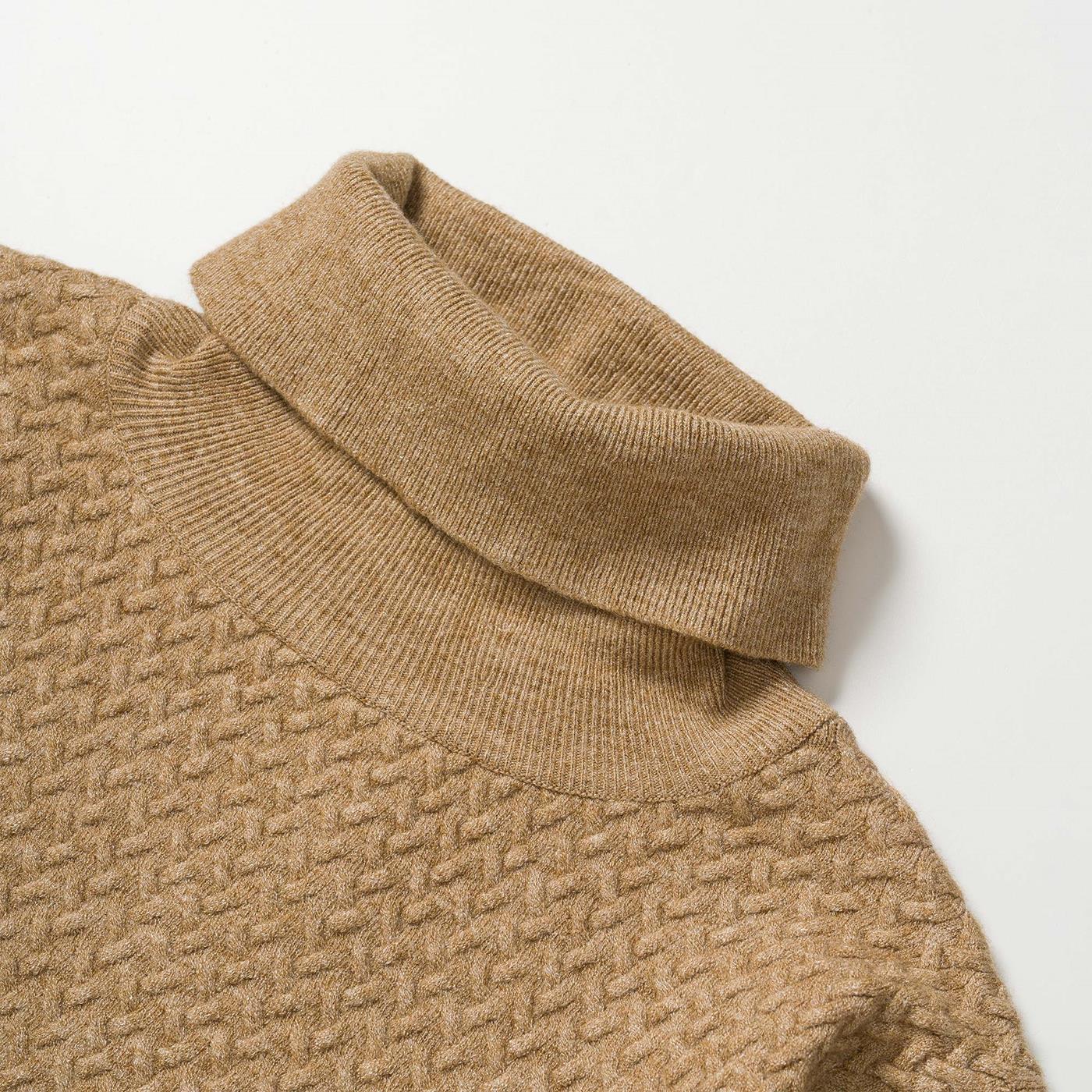 Only Lorena L/S Rollneck Pullover Knit Tannin - Image 2