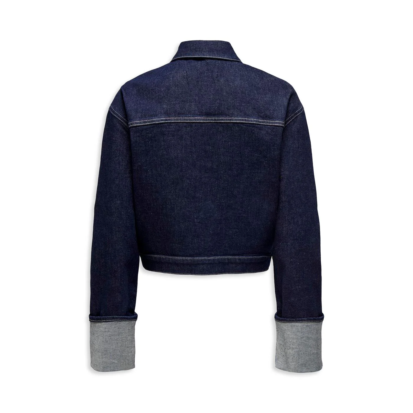 Only Mercer LS Fold Up Jacket Dark Blue - Image 2