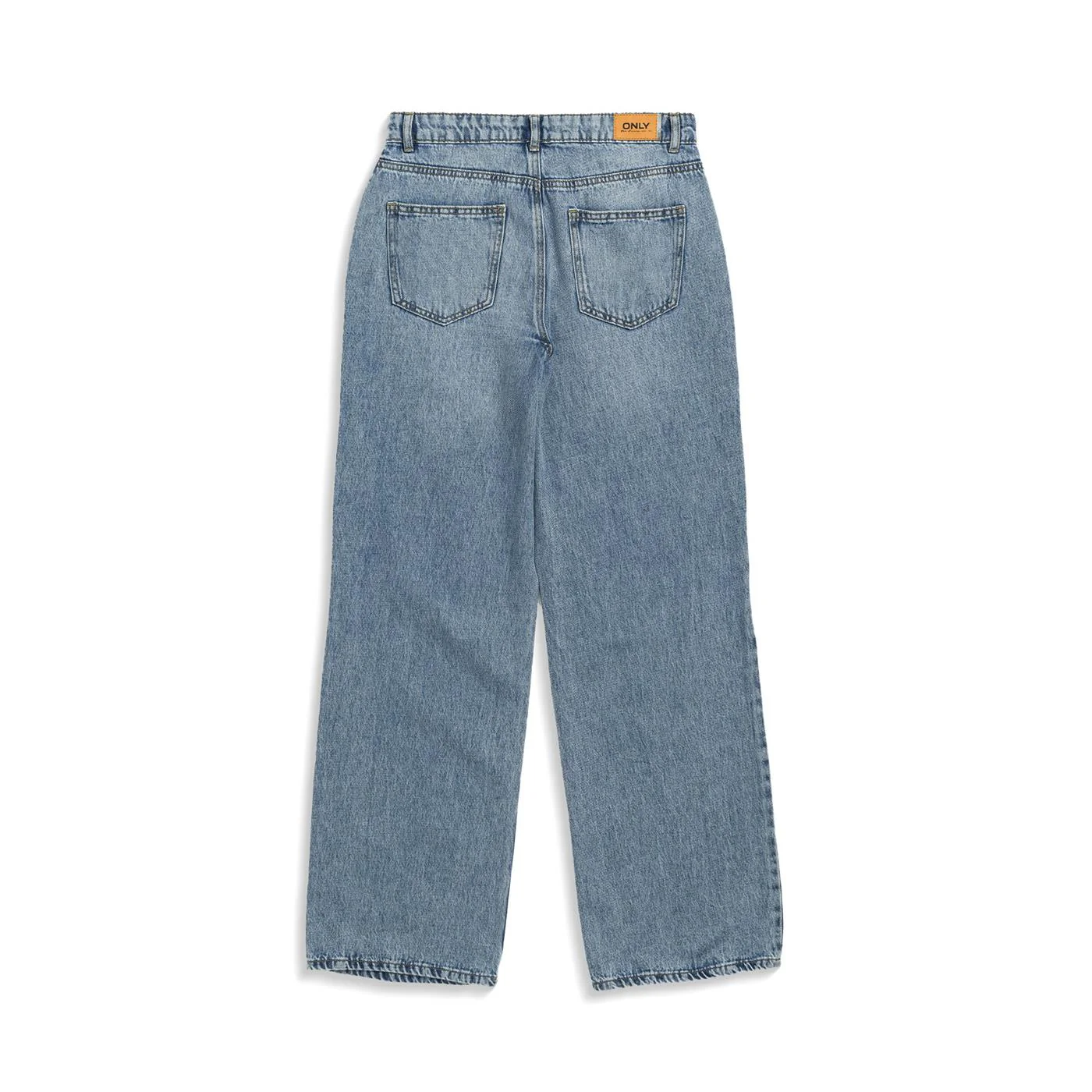 Only Molly Life HW Wide Dnm Dest BJ367 Light Blue Denim - Image 2