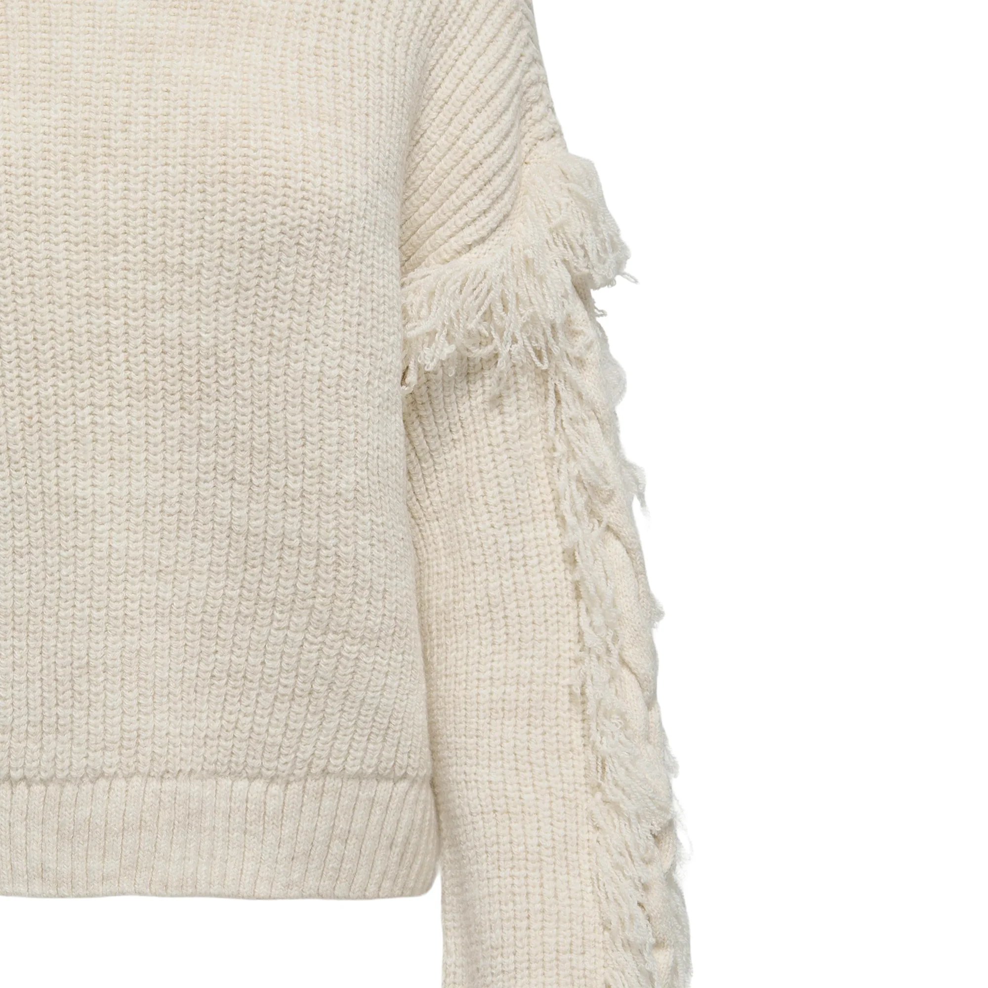 Only Molly LS Short Frill Knit Birch - Image 6