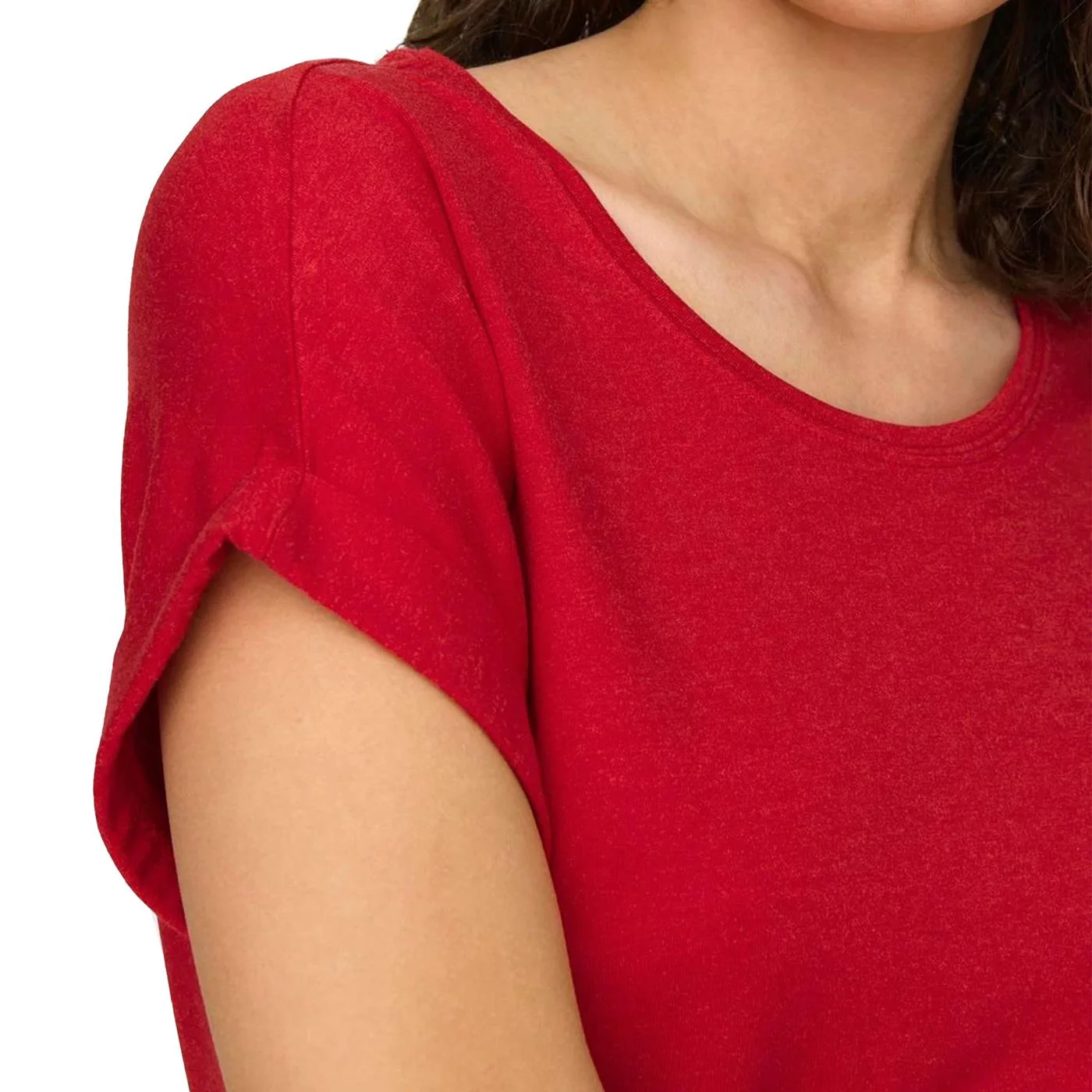 Only Moster S/S O-Neck Top Lychee - Image 3