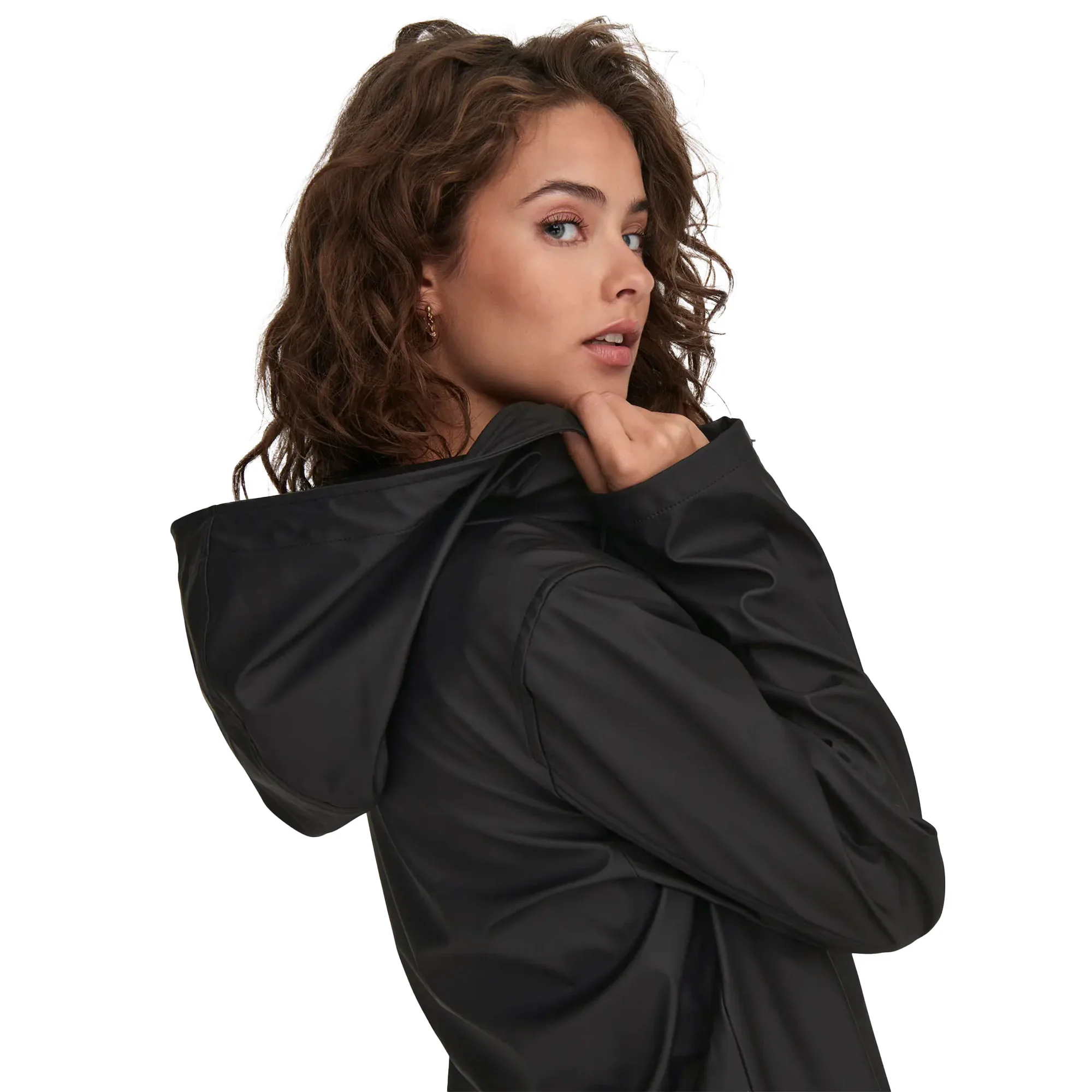 Only New Ellen Raincoat Black - Image 3