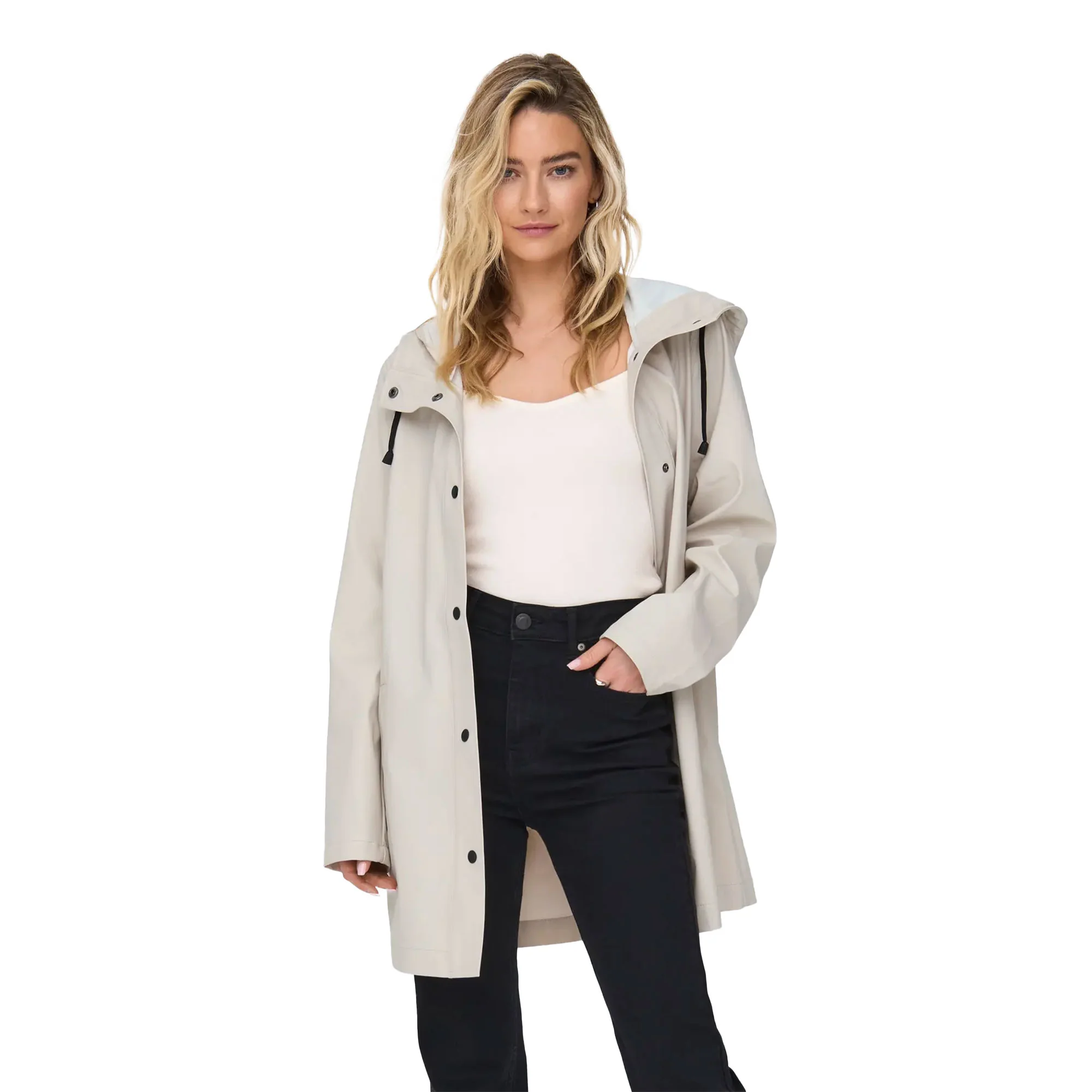 Only New Ellen Raincoat Pumice Stone