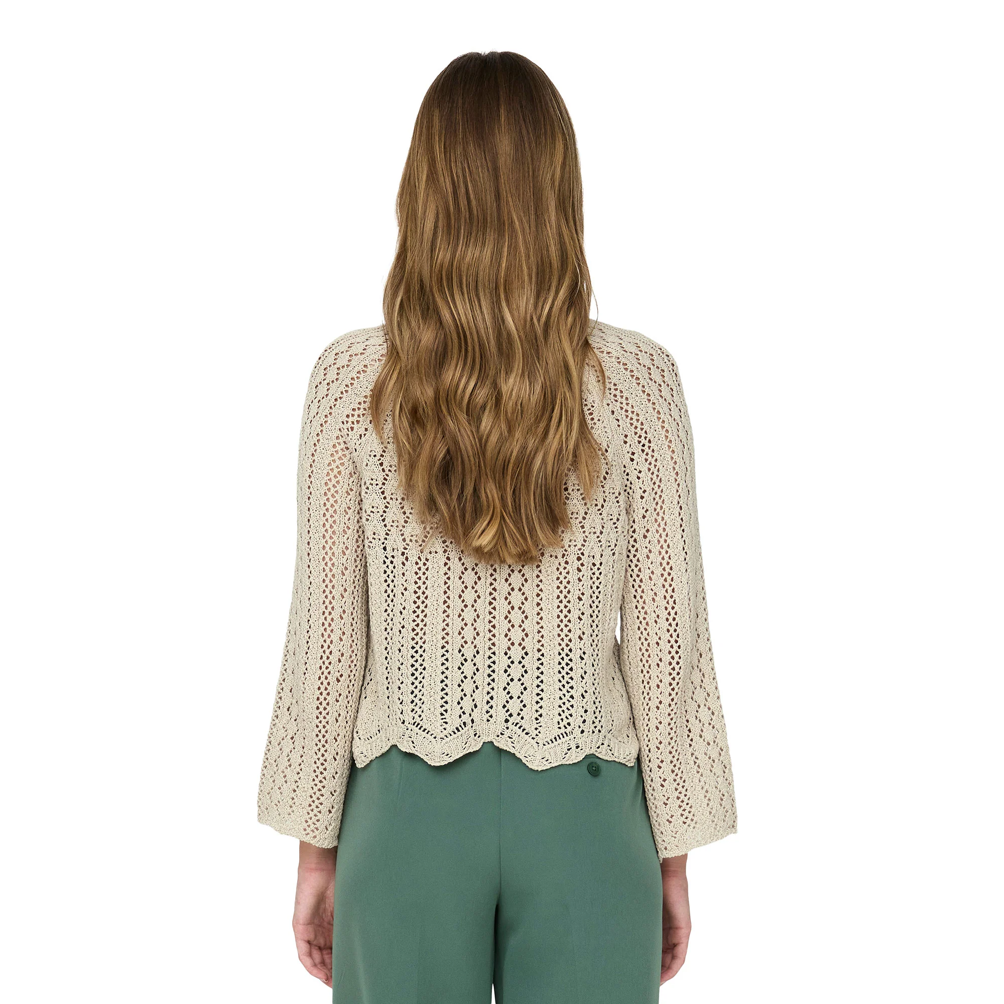 Only Nola 3/4 Pullover Knit Feather Gray - Image 2