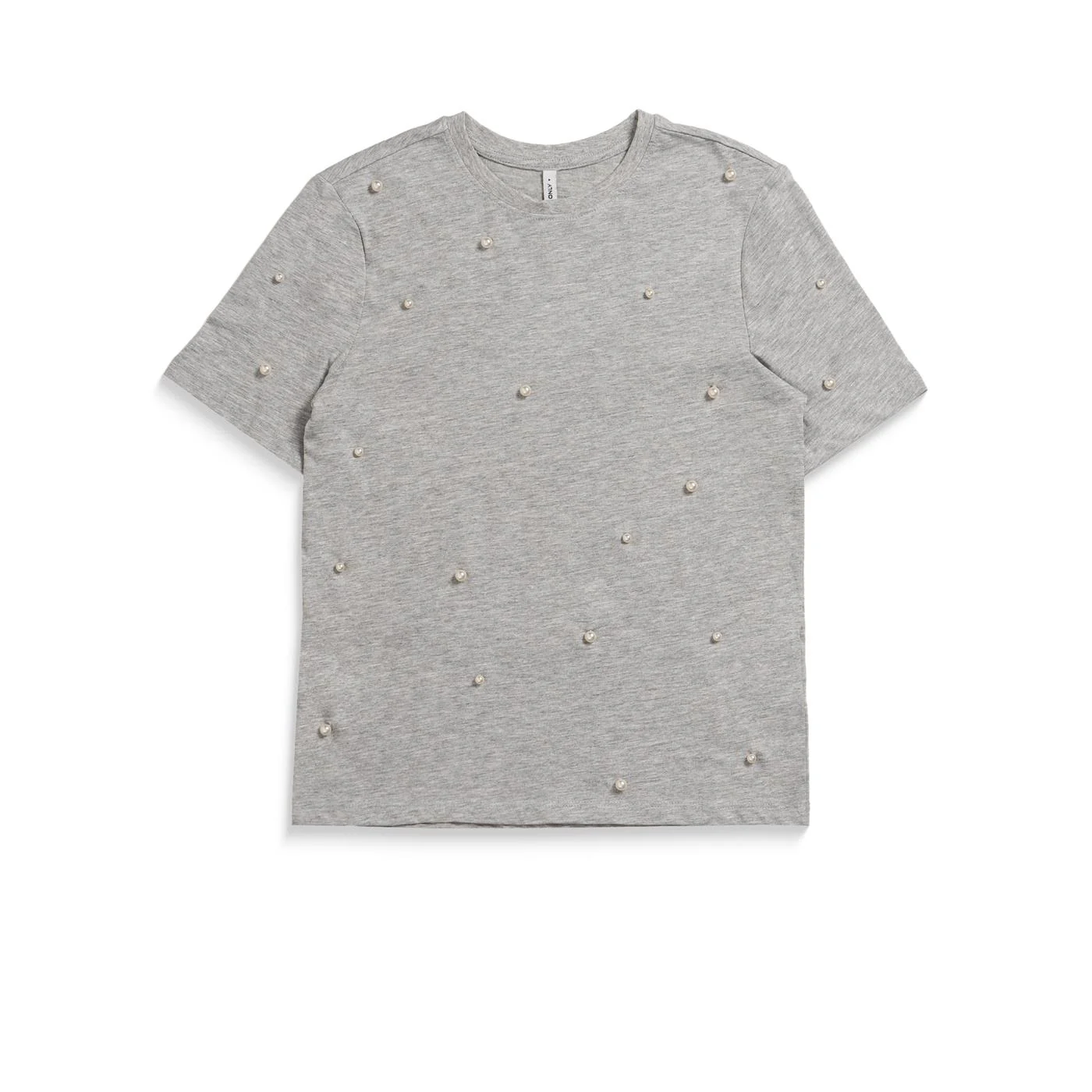 Only Olivia Life S/S Top Light Grey