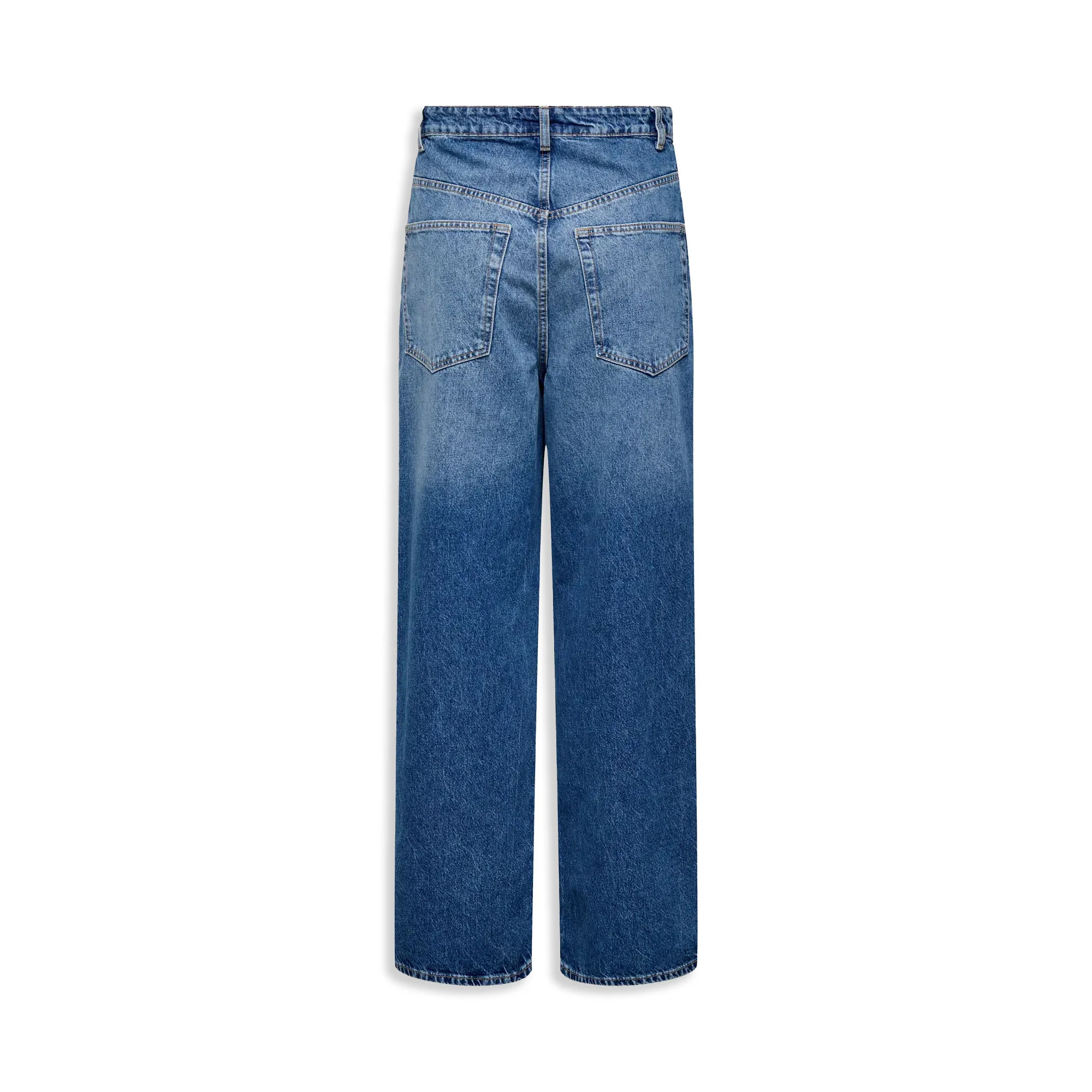 Only Paulina HW Baggy Wide Dnm Crop Medium Blue - Image 2