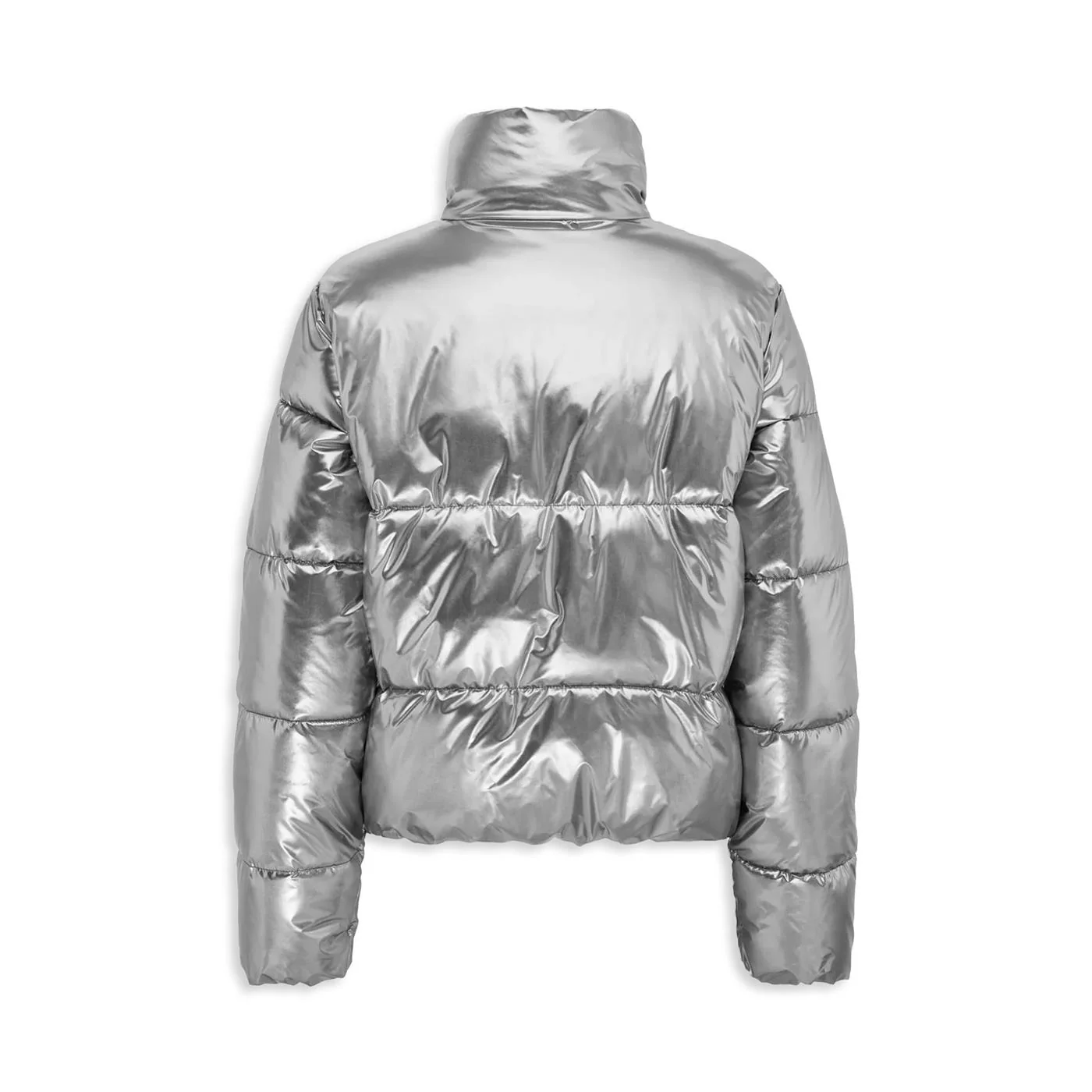 Only Pearl Dolly Puffer Jacket Silver - Image 2