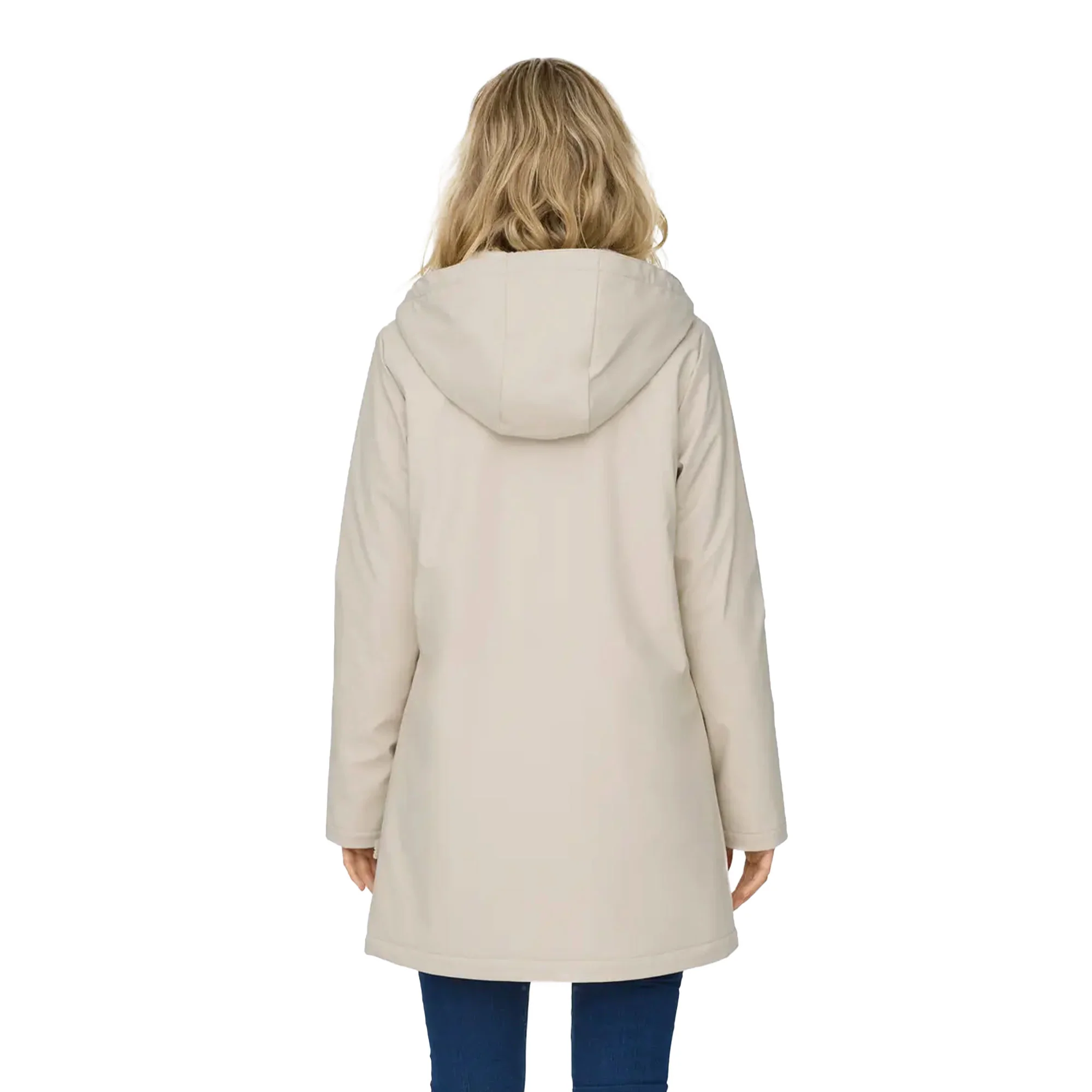 Only Sally Raincoat Oatmeal - Image 2