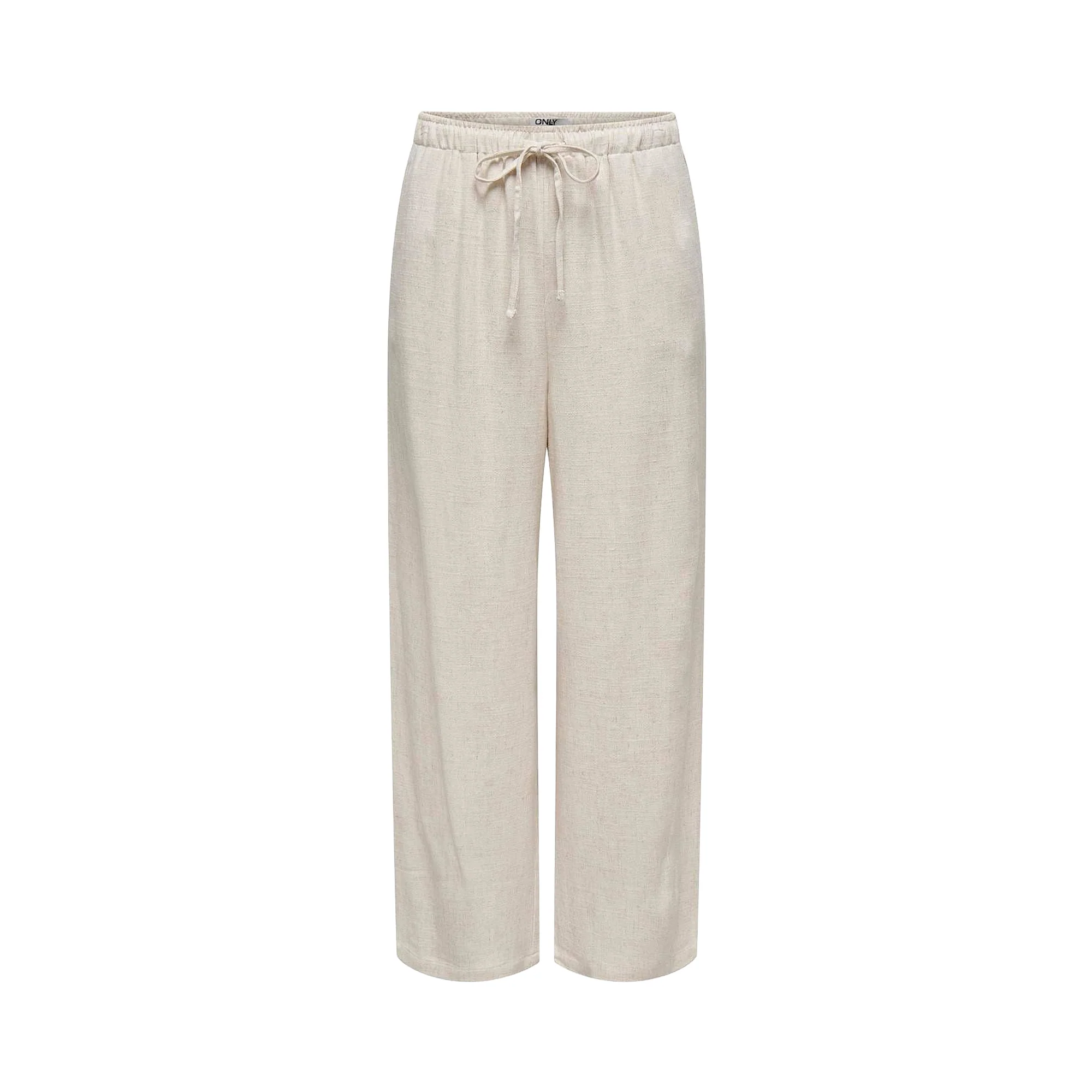 Only Siesta MW Pull Linen BL Culotte Pant Moonbeam