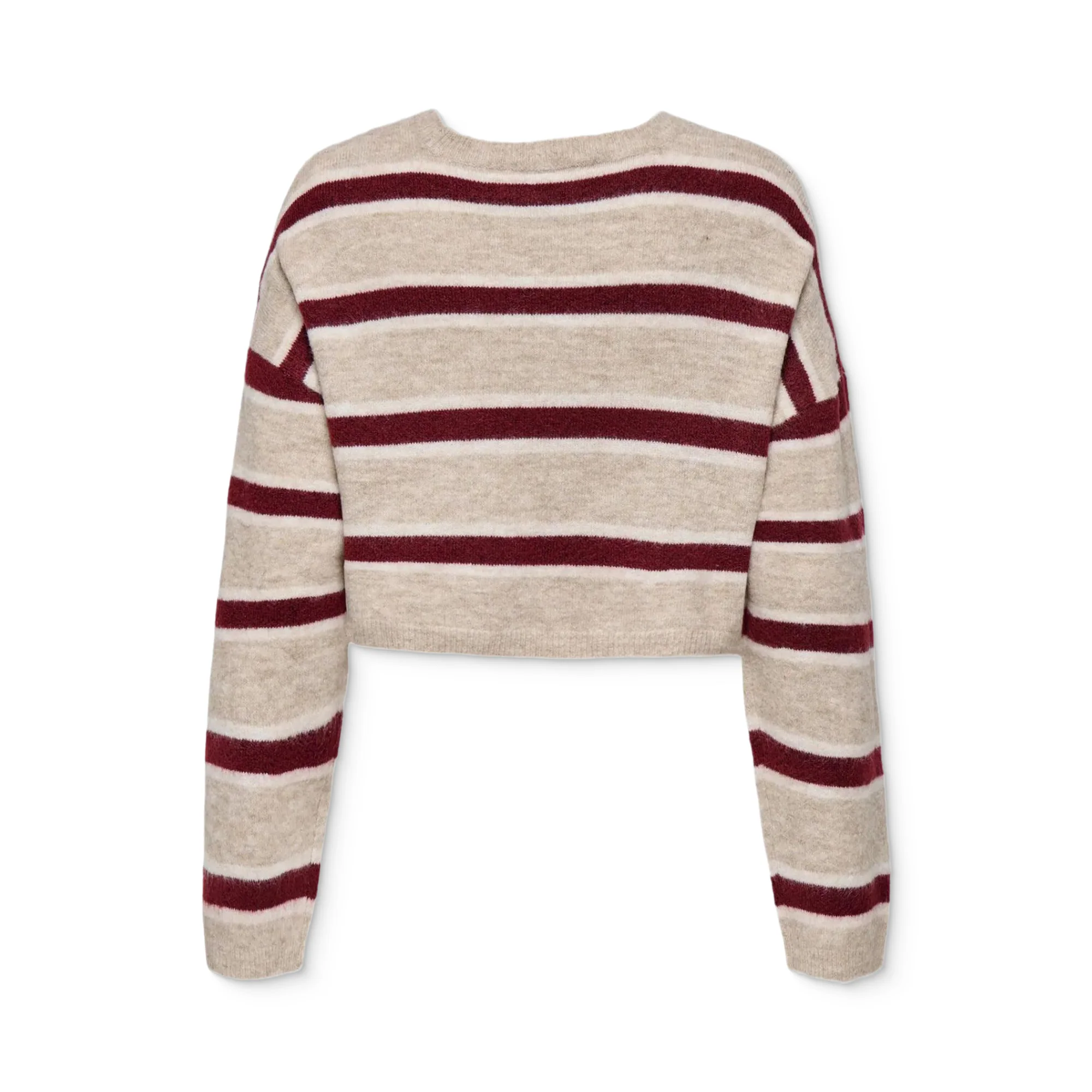 Only Talio LS Short O-Neck BF Knit Humus - Image 2