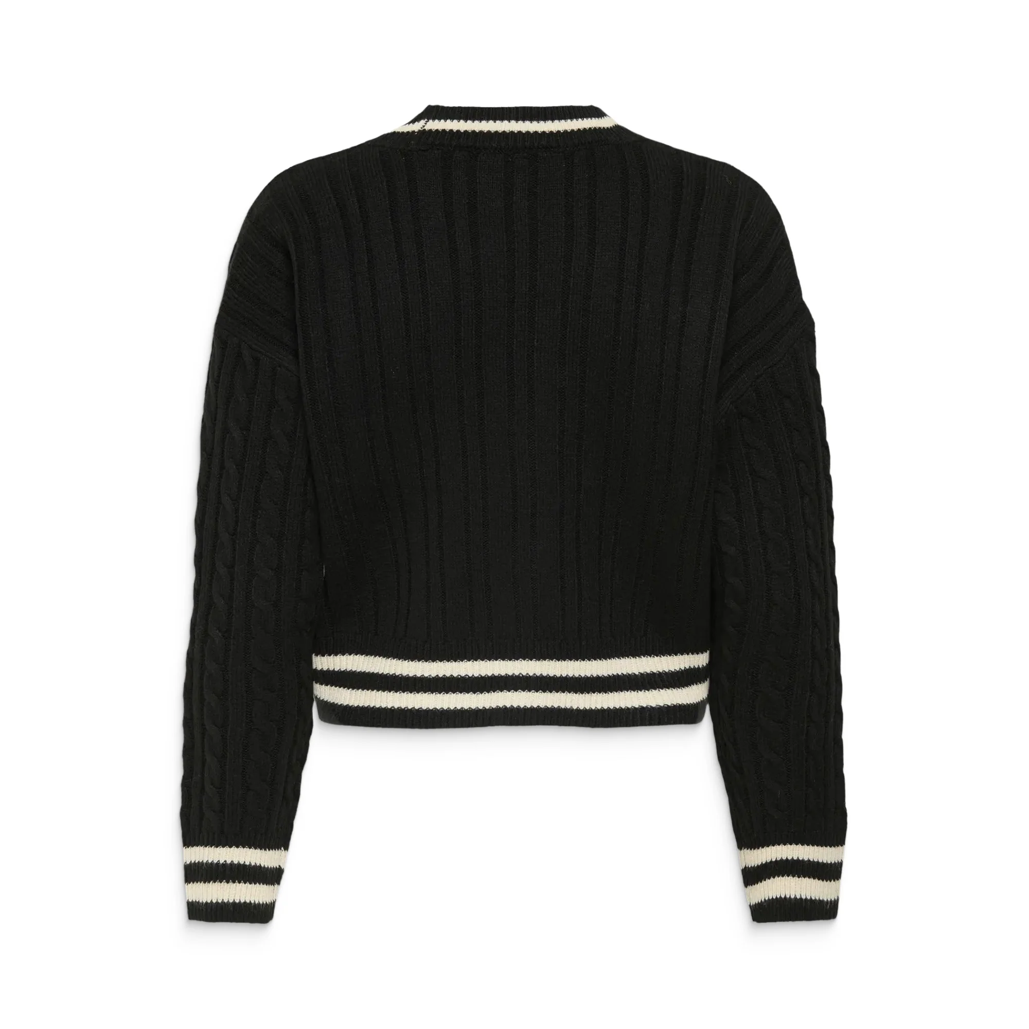 Only Thale LS Button Cardigan Knit Black - Image 2