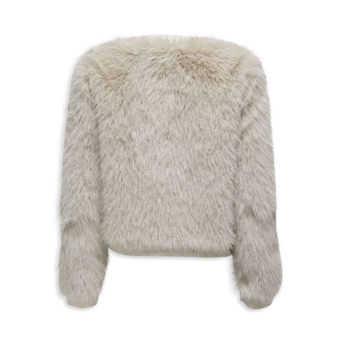 Only Vada Faux Fur Mix Jacket Cloud Dancer - Image 2