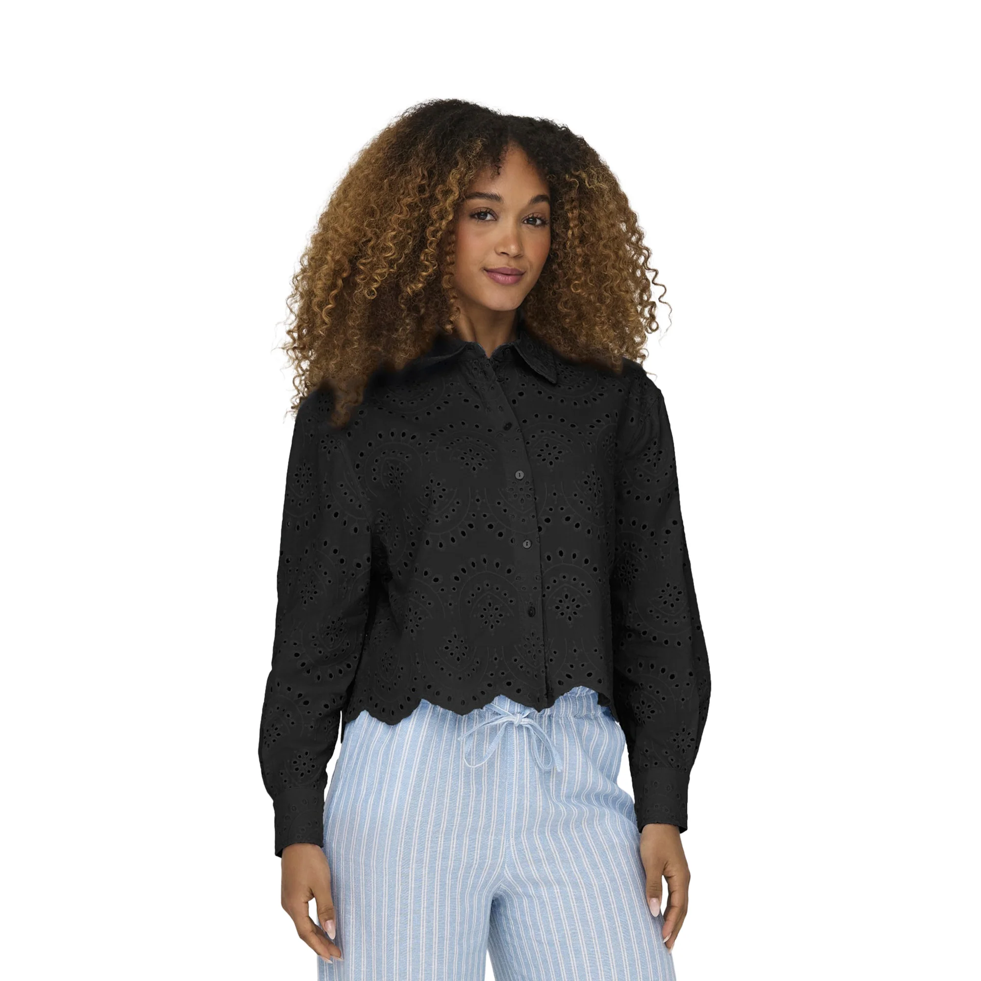 Only Valais L/S Shirt Black