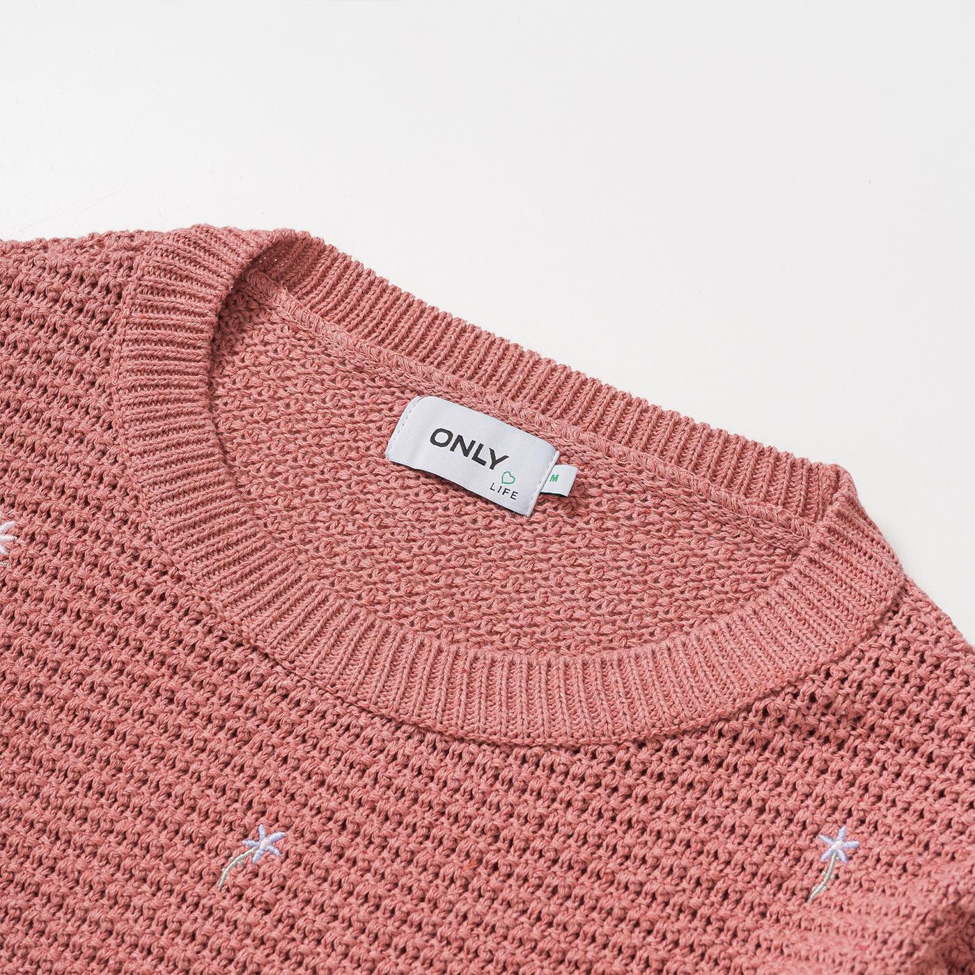 Only Vickie Life 7/8 Pullover Desert Sand - Image 2