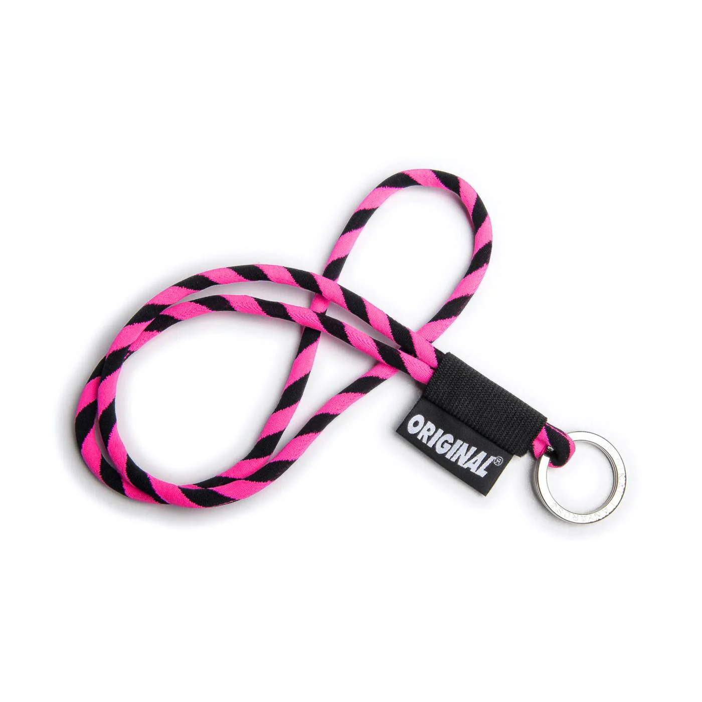 Original Lanyards Classic Tube Long Black/Pink