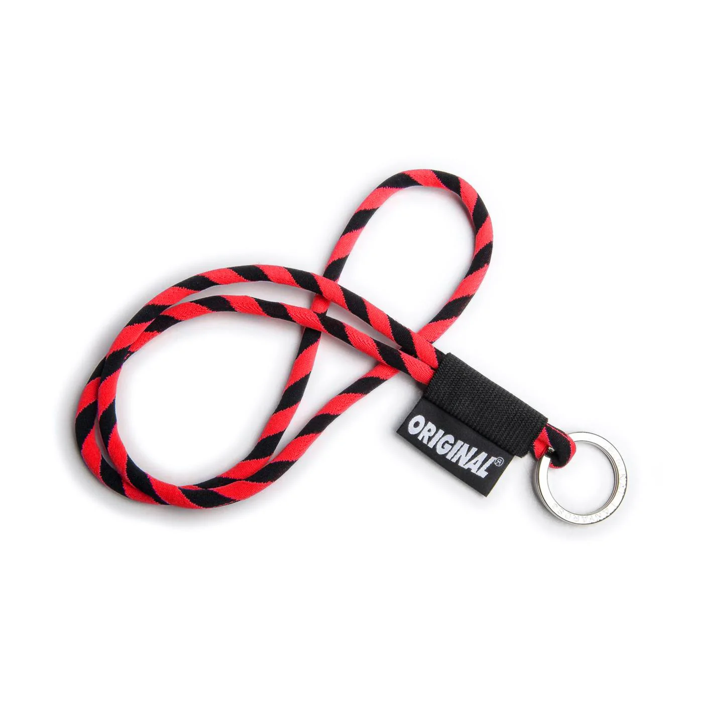 Original Lanyards Classic Tube Long Black/Red