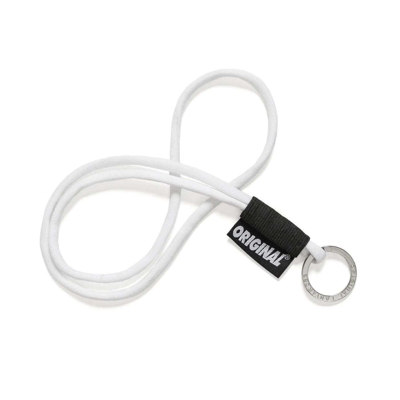 Original Lanyards Classic Tube Long White