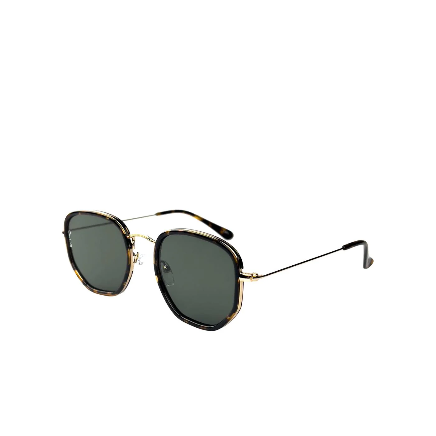 Otra Tate Sunglasses Tortoise/Green - Image 2
