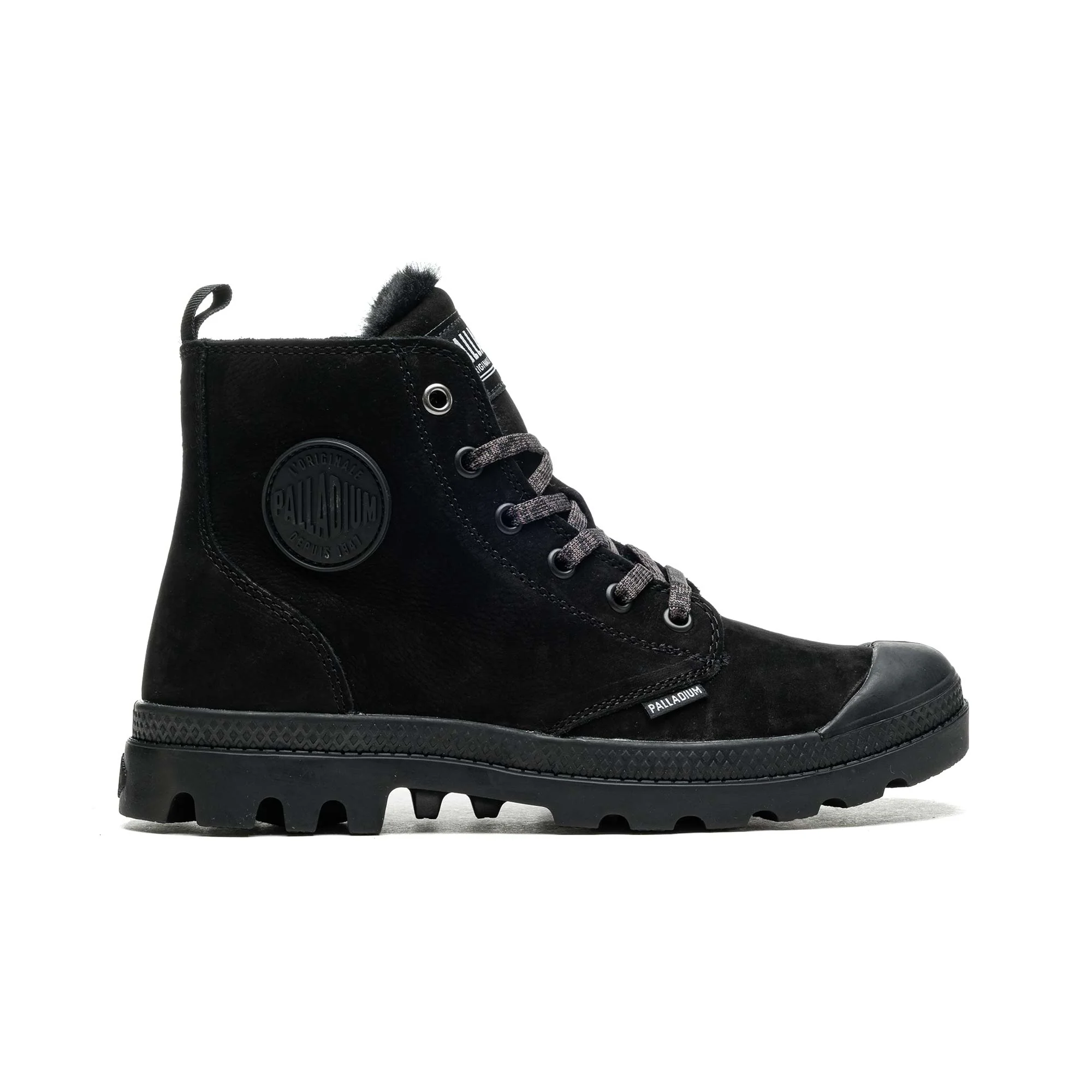 Palladium Pampa Hi Zip Wool W Black/Black
