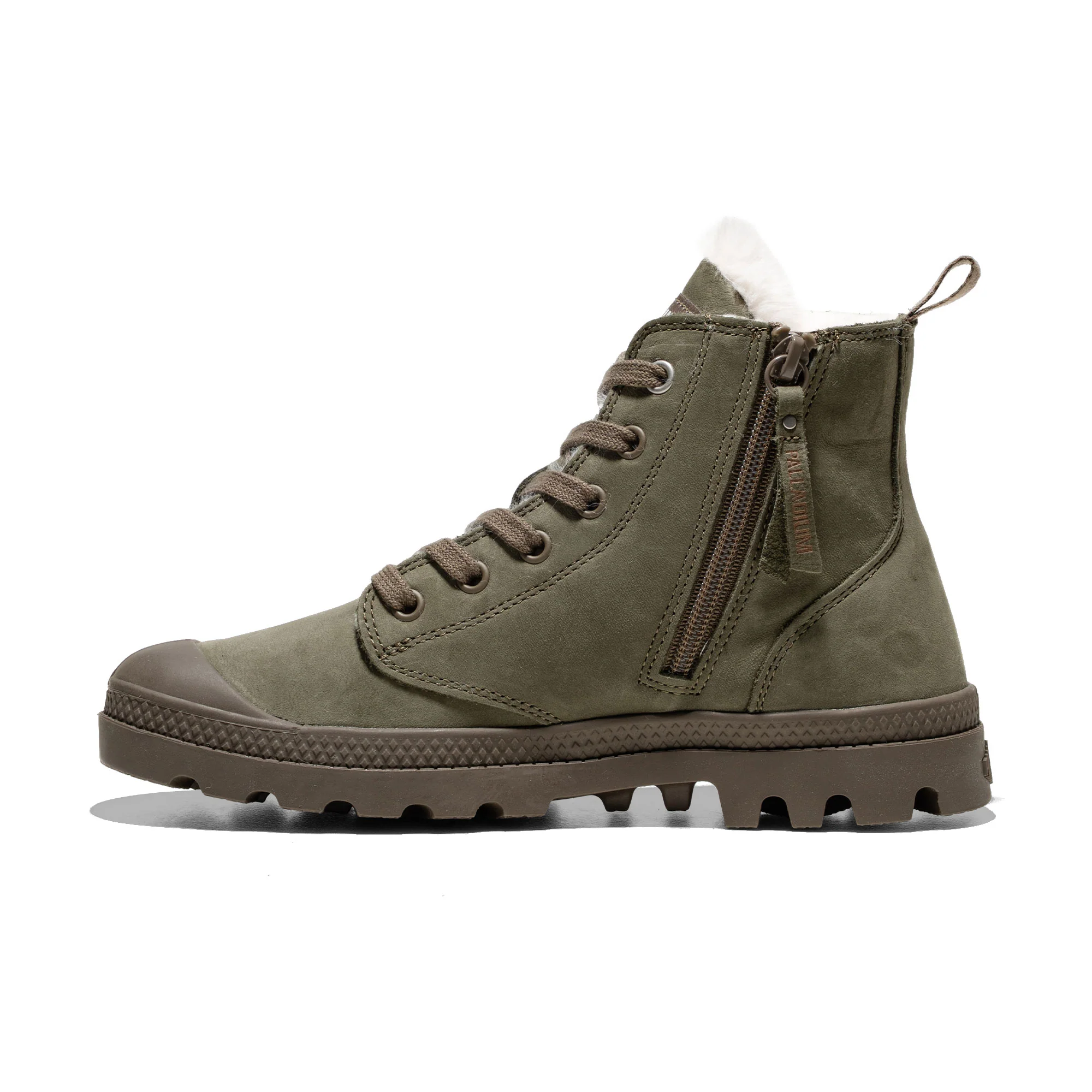 Palladium Pampa Hi Zip Wool W Dusky Green - Image 3