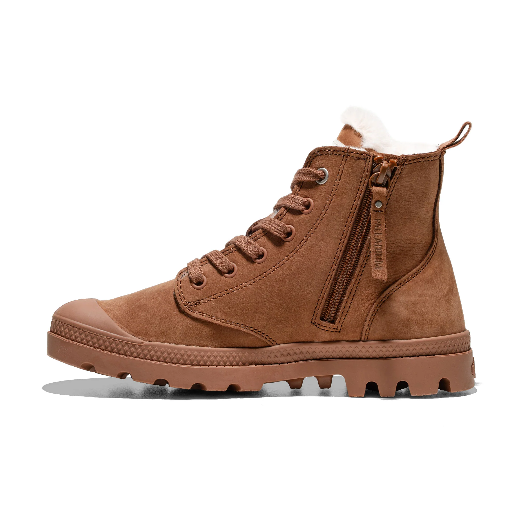 Palladium Pampa Hi Zip Wool W Raw Brown - Image 3