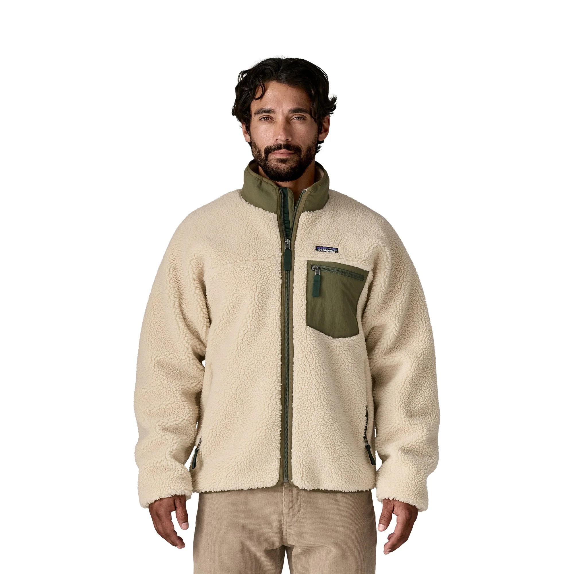 Patagonia Classic Retro-X Jacket Dark Natural/Basin Green
