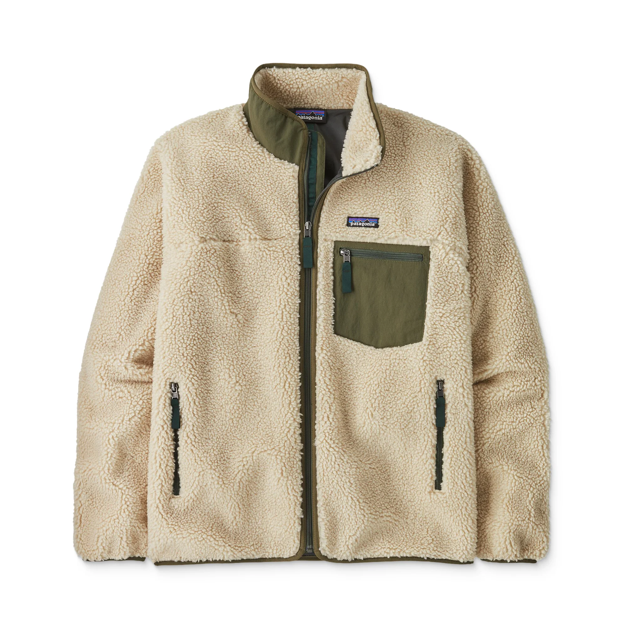 Patagonia Classic Retro-X Jacket Dark Natural/Basin Green - Image 6