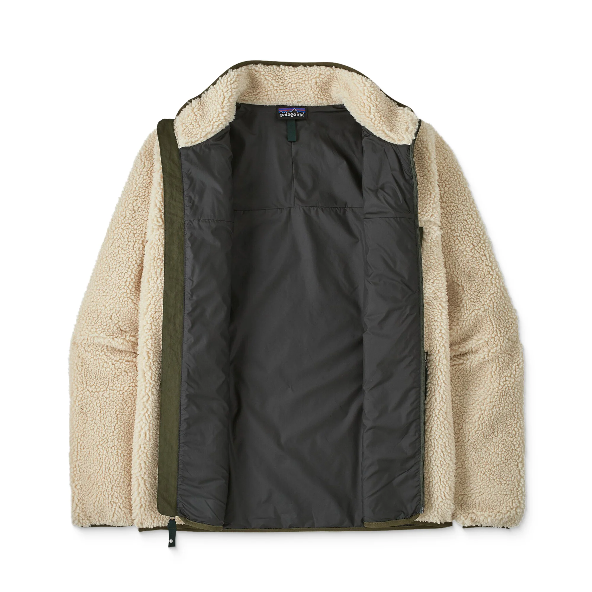 Patagonia Classic Retro-X Jacket Dark Natural/Basin Green - Image 7